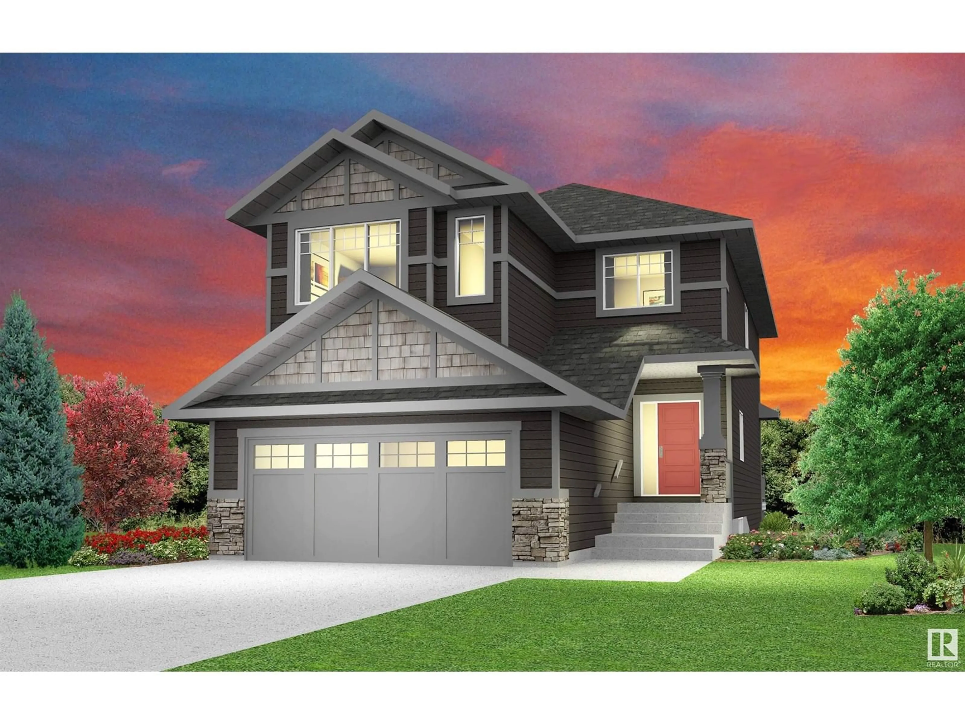 Home with vinyl exterior material, street for 811 NORTHERN HARRIER LN, Edmonton Alberta T5S0H5