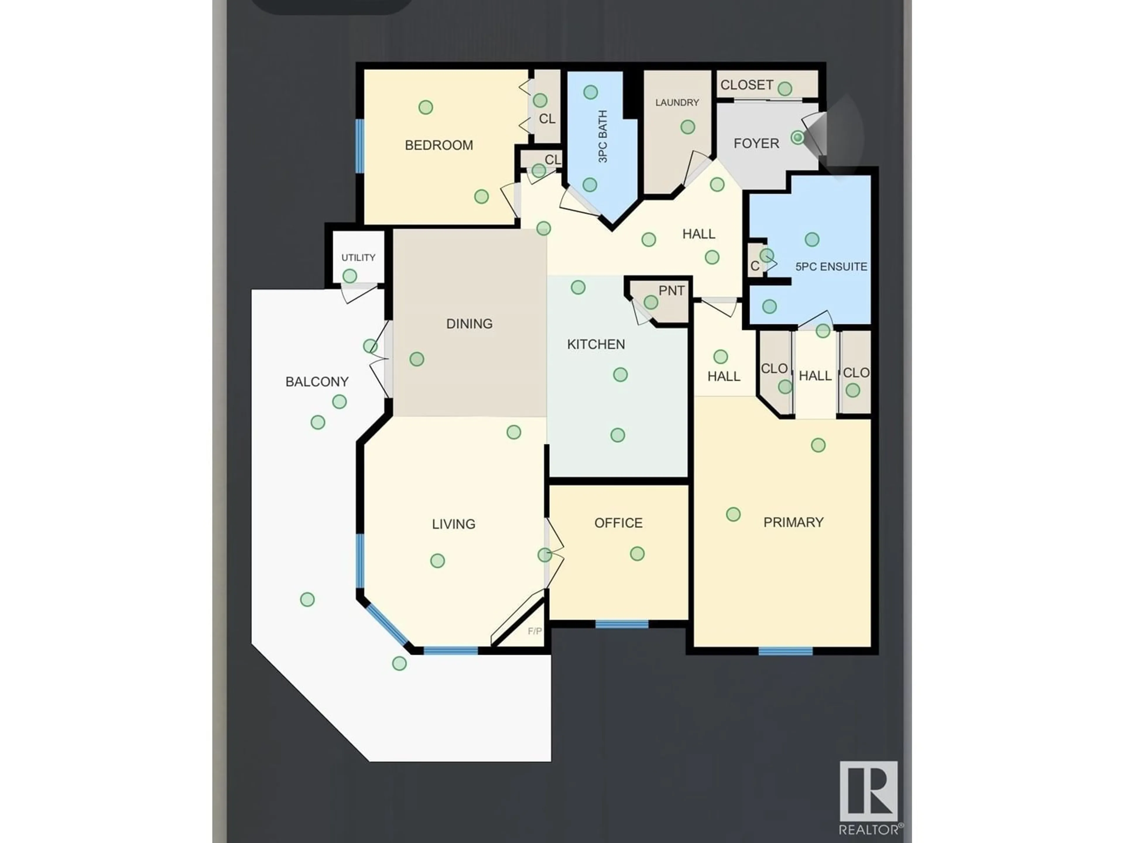 Floor plan for #404 - 10308 114 ST, Edmonton Alberta T5K2X2