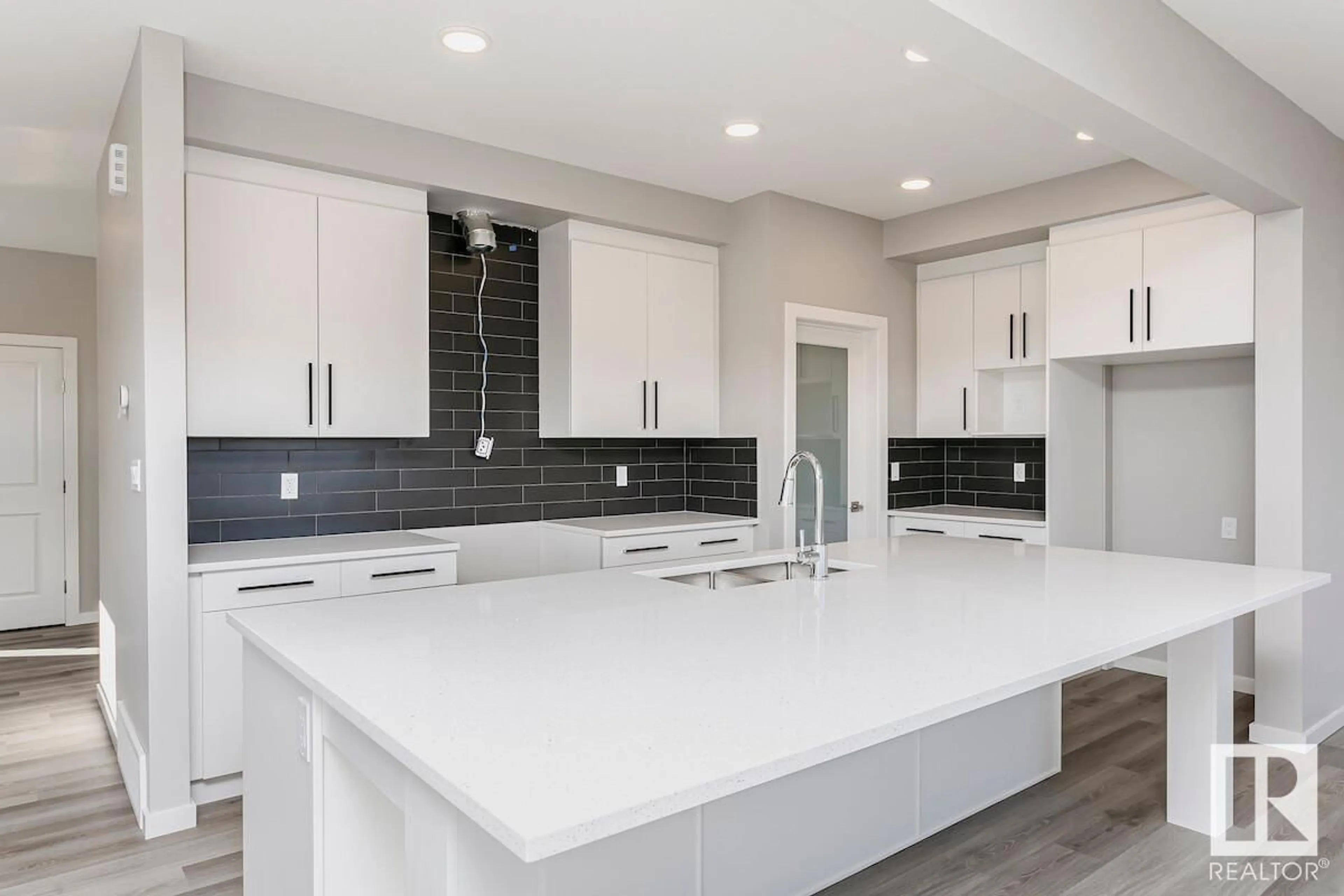 Open concept kitchen, ceramic/tile floor for 44 GAMBEL LO, Spruce Grove Alberta T7X0C9