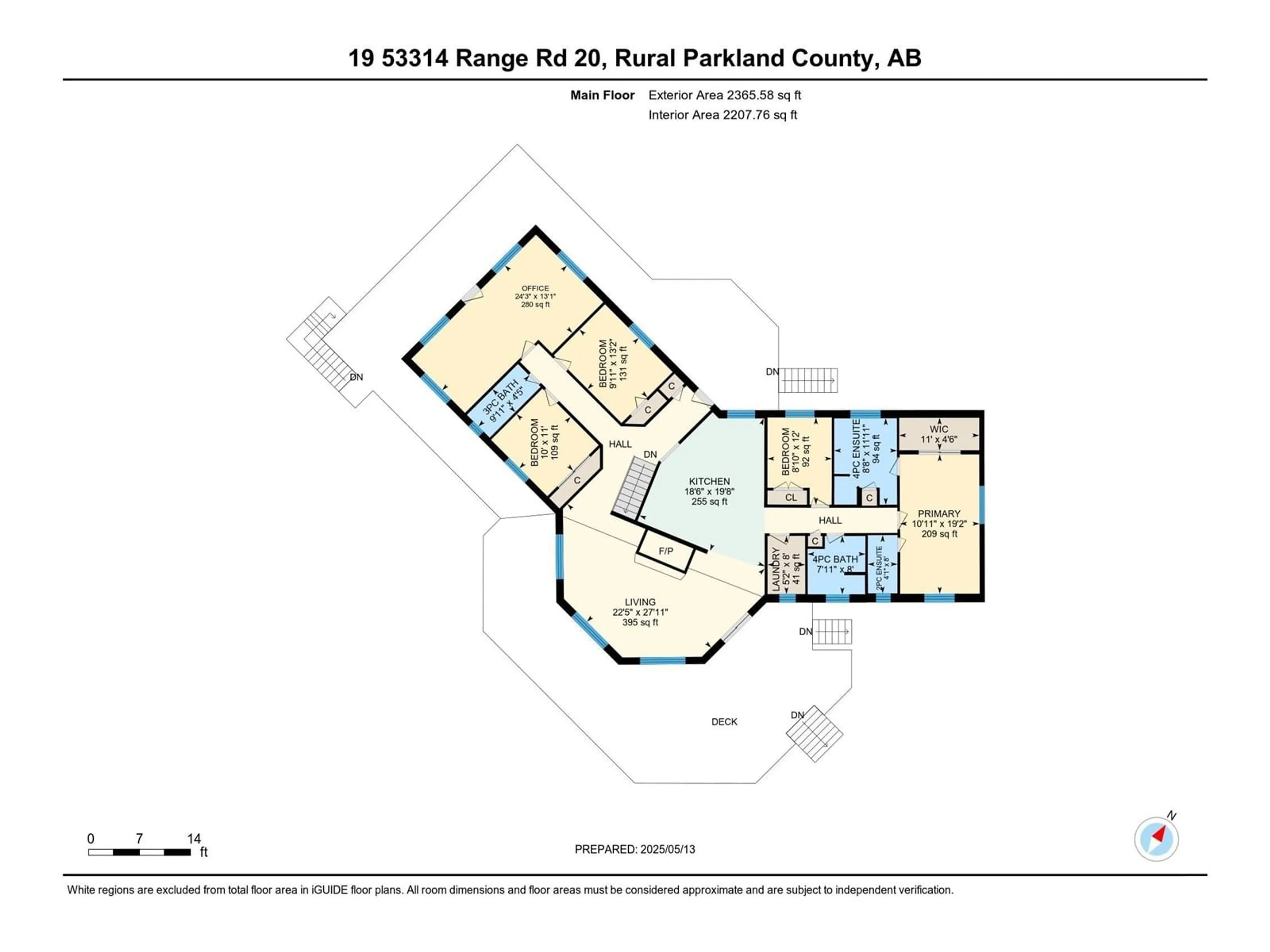 Floor plan for 53314 - 19 RR 20, Rural Parkland County Alberta T7Y0C4