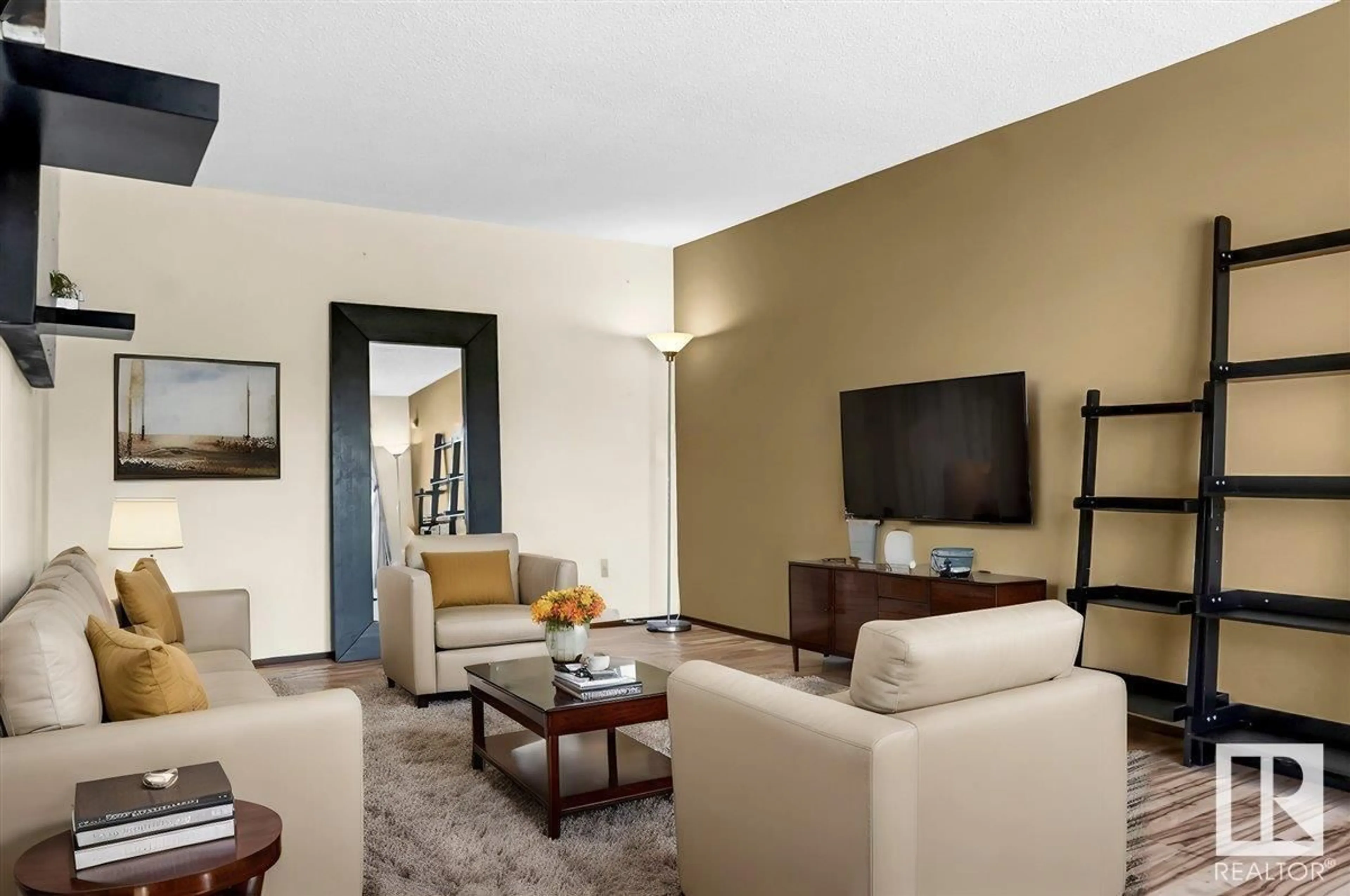 Living room with furniture, unknown for 302 - 10320 113 ST NW, Edmonton Alberta T5K1P6