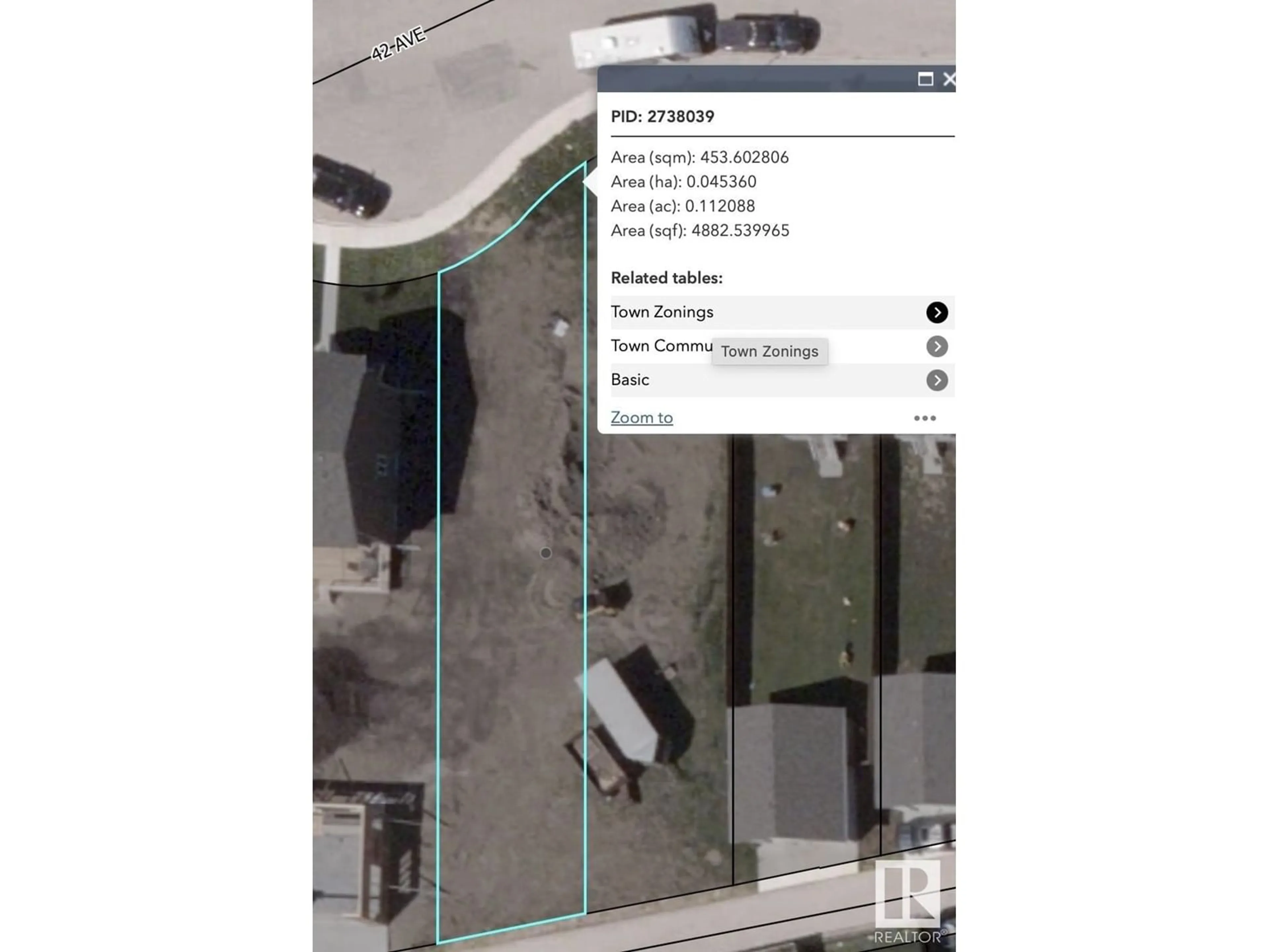 A pic from outside/outdoor area/front of a property/back of a property/a pic from drone, street for 4021 42 AV, Drayton Valley Alberta T7A0B5