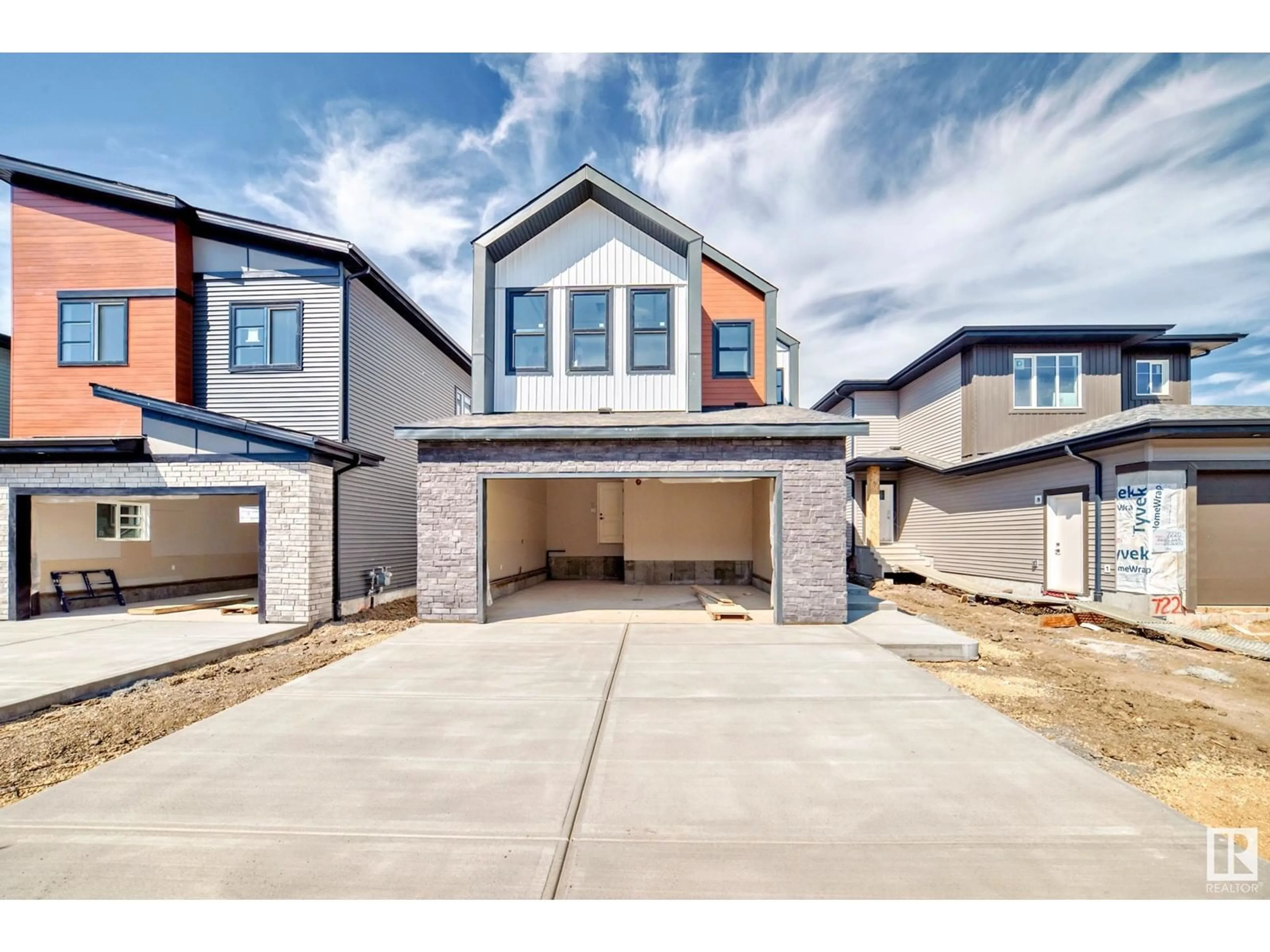Home with brick exterior material, street for SW - 7222 KIVIAQ LI, Edmonton Alberta T6W5R3