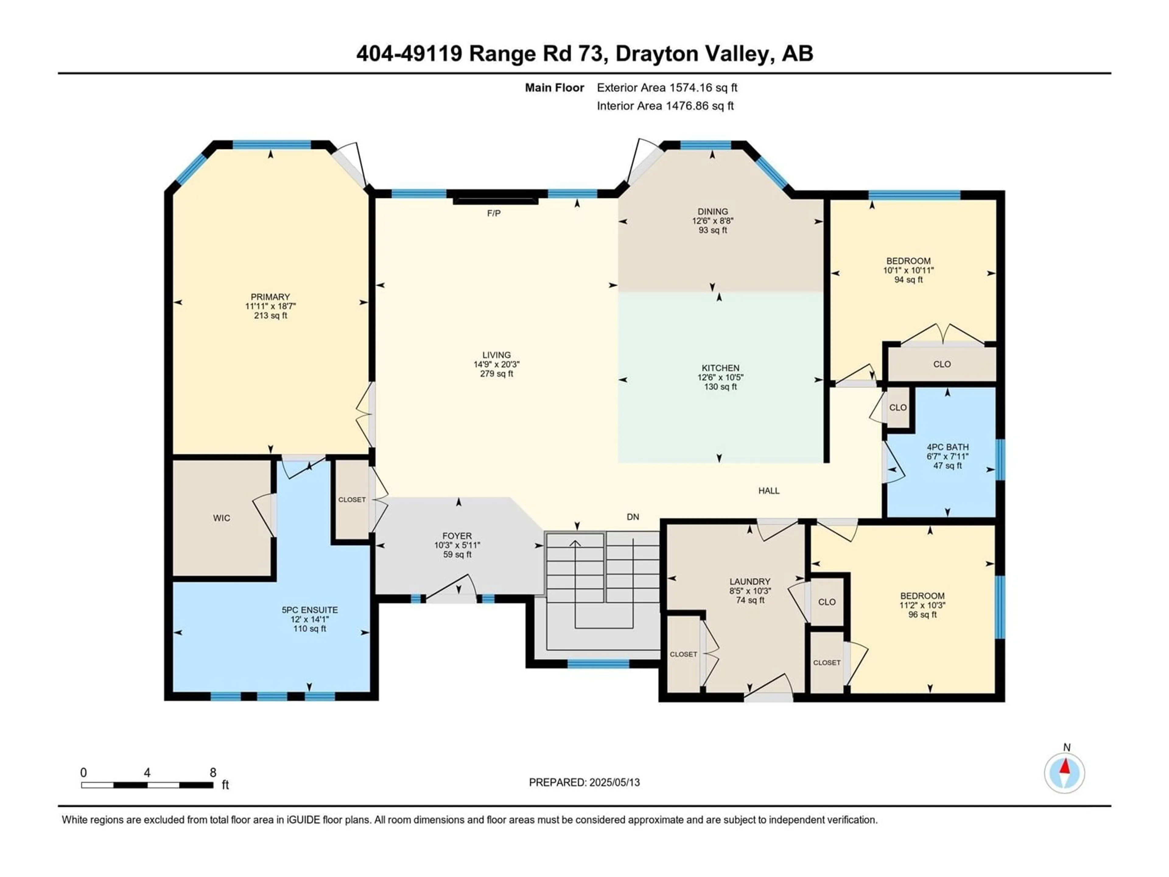 Floor plan for 73 - 404 49119 RR, Rural Brazeau County Alberta T7A0B9
