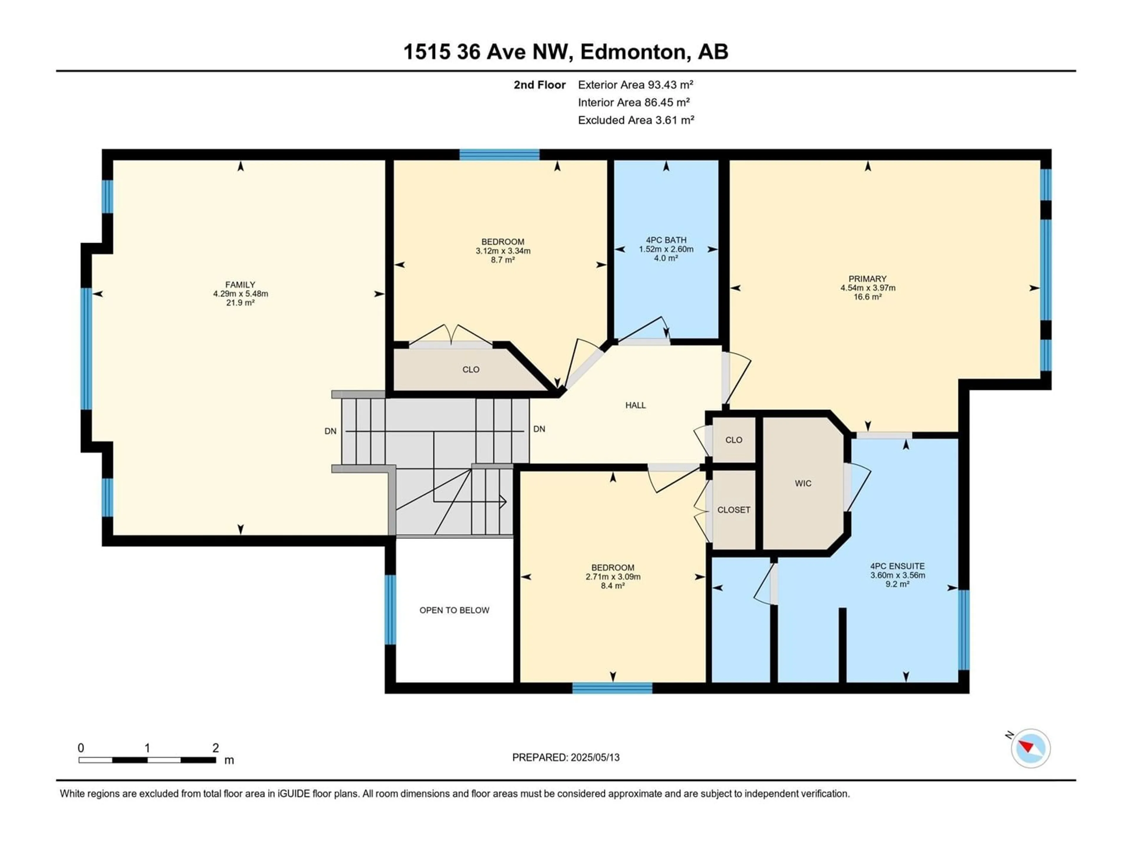 Floor plan for NW - 1515 36 AVENUE, Edmonton Alberta T6T0M4