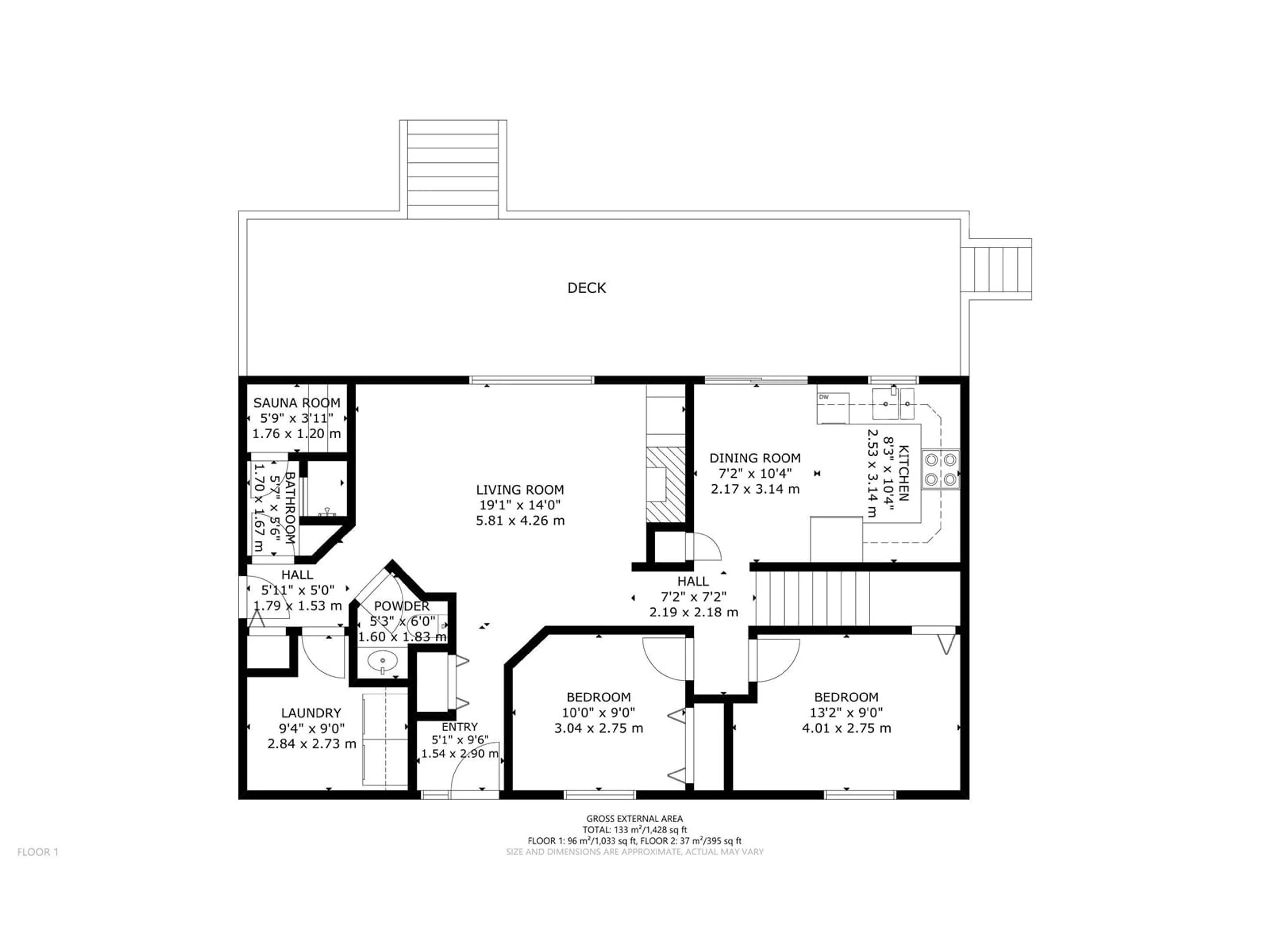 Floor plan for 150 LAKE AV, Rural Parkland County Alberta T0E0W0