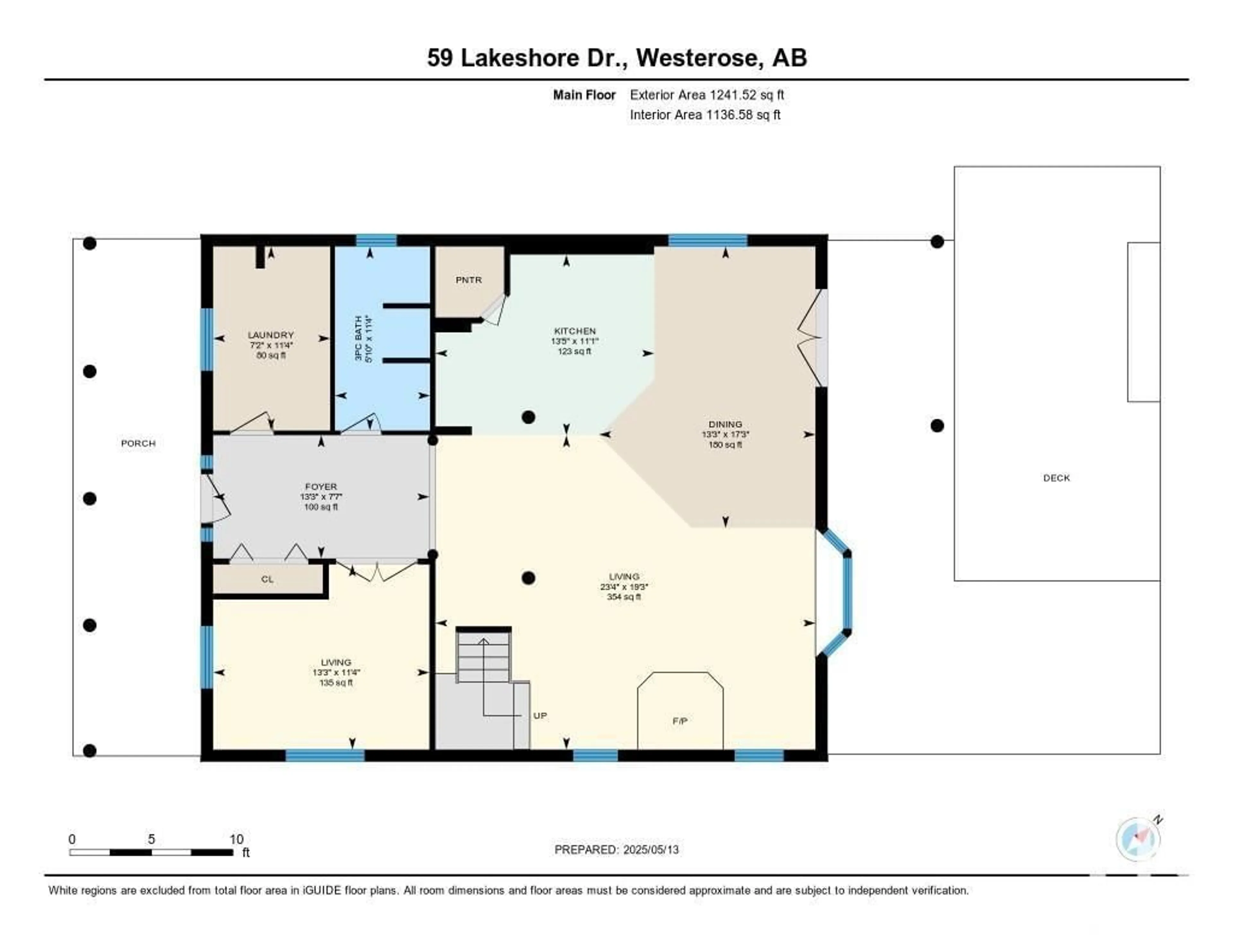 Floor plan for S.V. Grandview - 59 LAKESHORE DRIVE, Rural Wetaskiwin County Alberta T0C2V0
