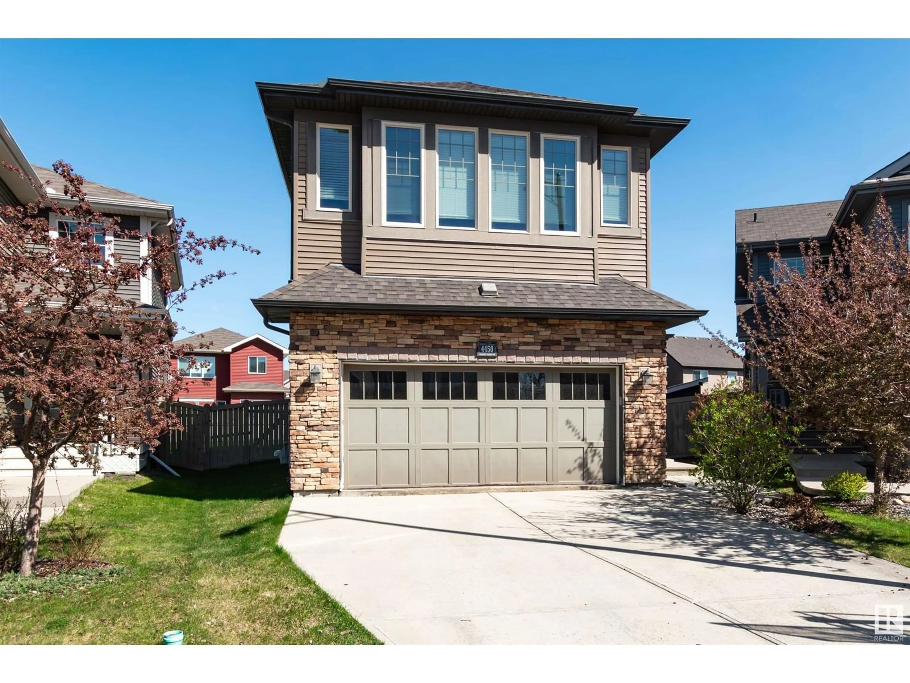 Home with brick exterior material, street for 4450 CRABAPPLE LANDING LD, Edmonton Alberta T6X0Y6