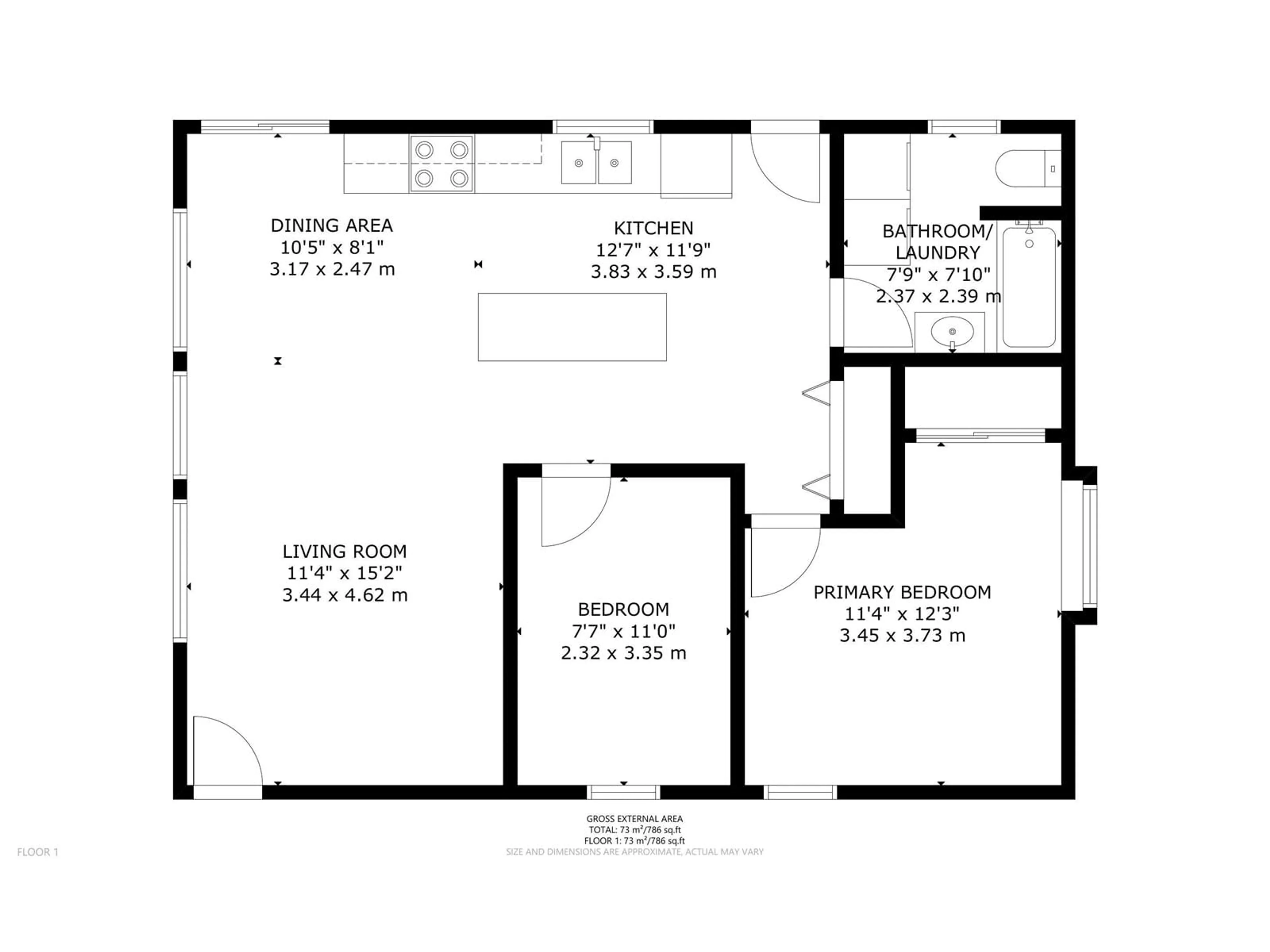 Floor plan for #14 - 52515 RGE ROAD 52, Rural Parkland County Alberta T0E2B0