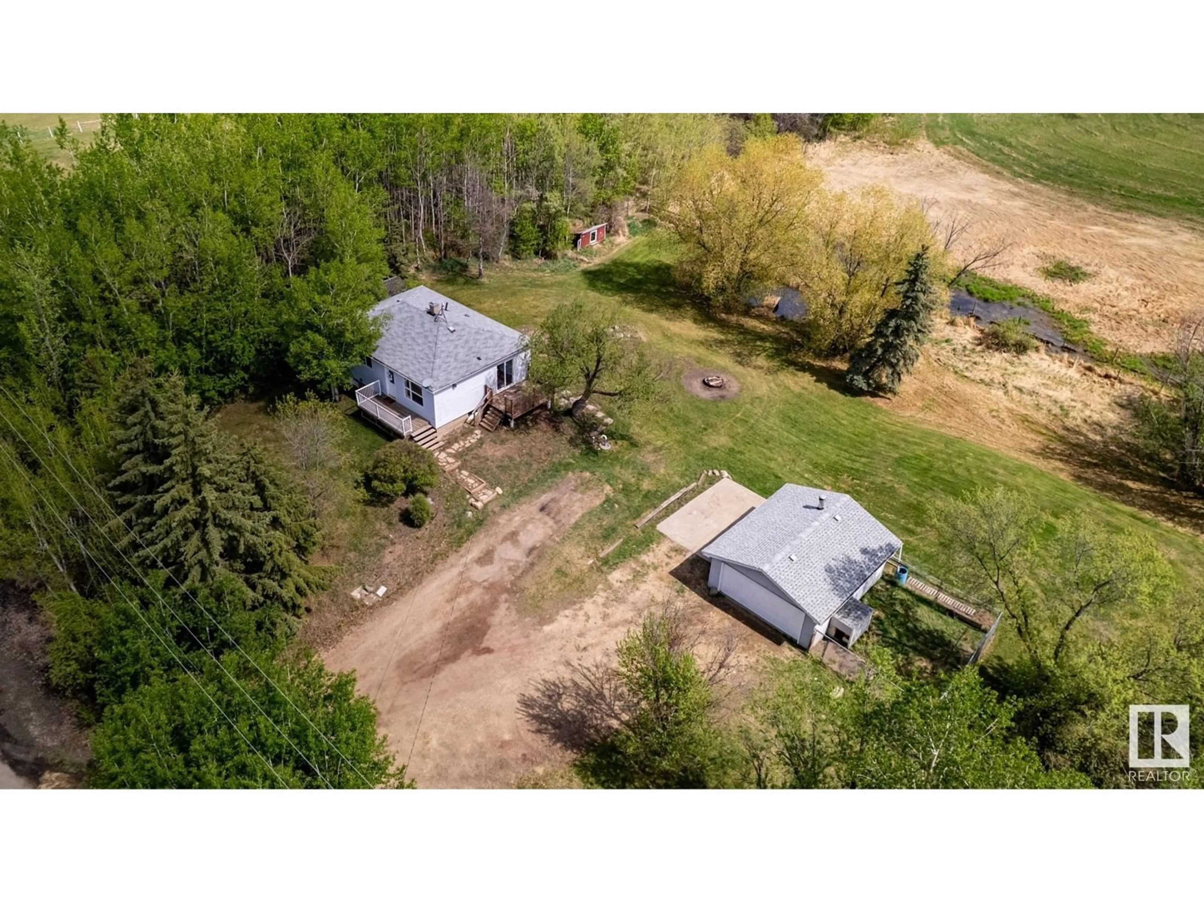 A pic from outside/outdoor area/front of a property/back of a property/a pic from drone, unknown for 51139 RGE ROAD 231, Rural Strathcona County Alberta T8B1K5