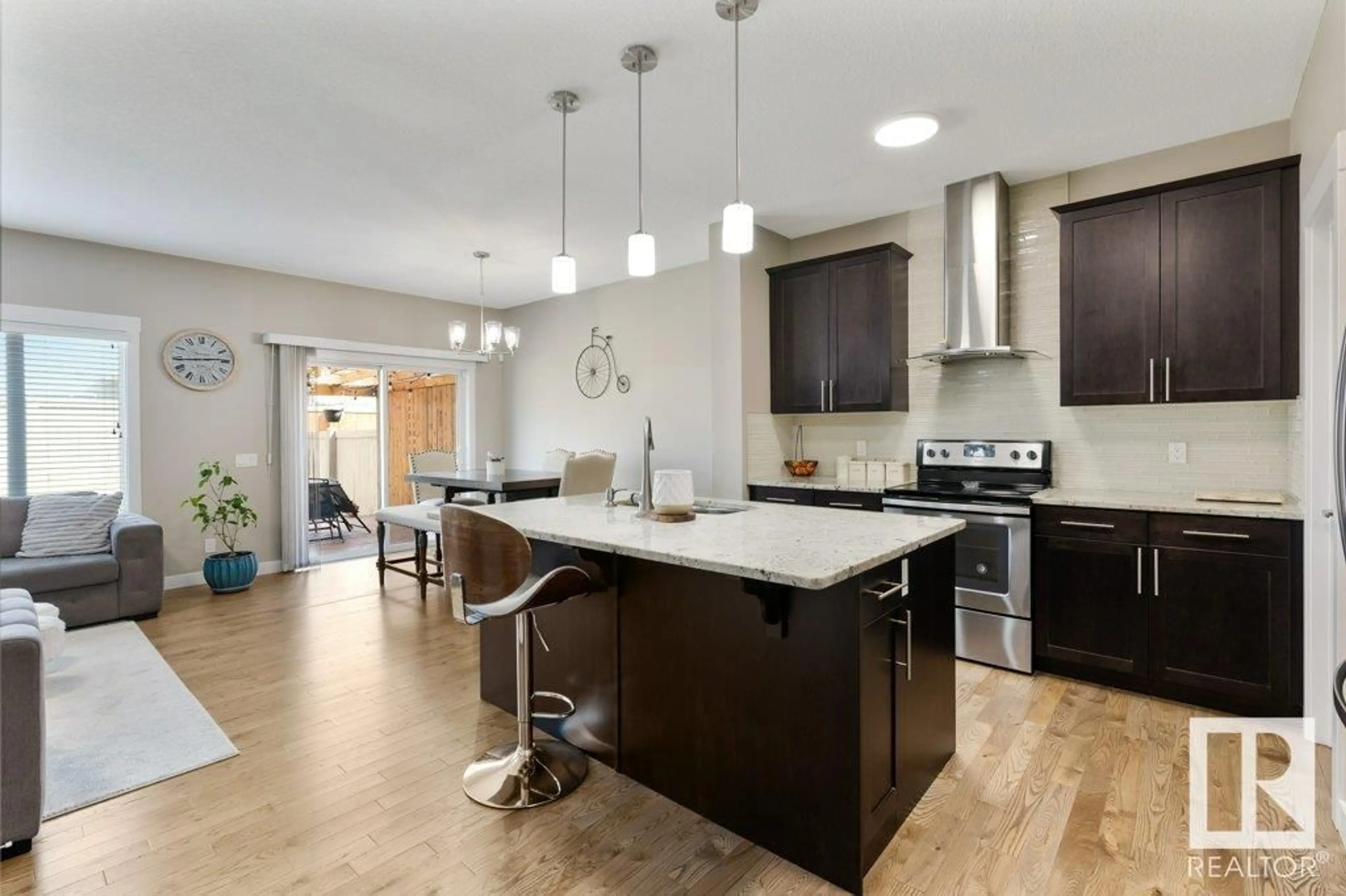 Open concept kitchen, unknown for 16745 65 ST, Edmonton Alberta T5Y3X8