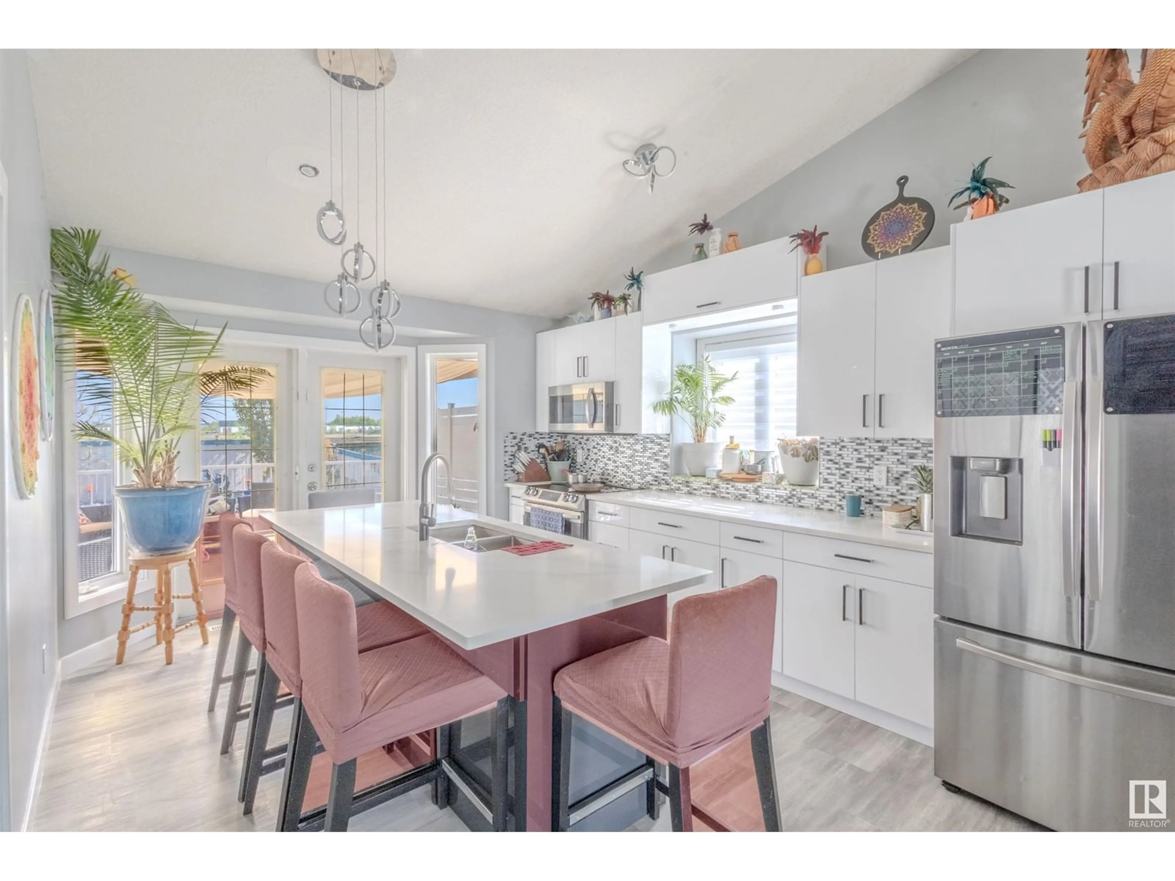 Open concept kitchen, ceramic/tile floor for NW - 2716 44A AV, Edmonton Alberta T6T1K1