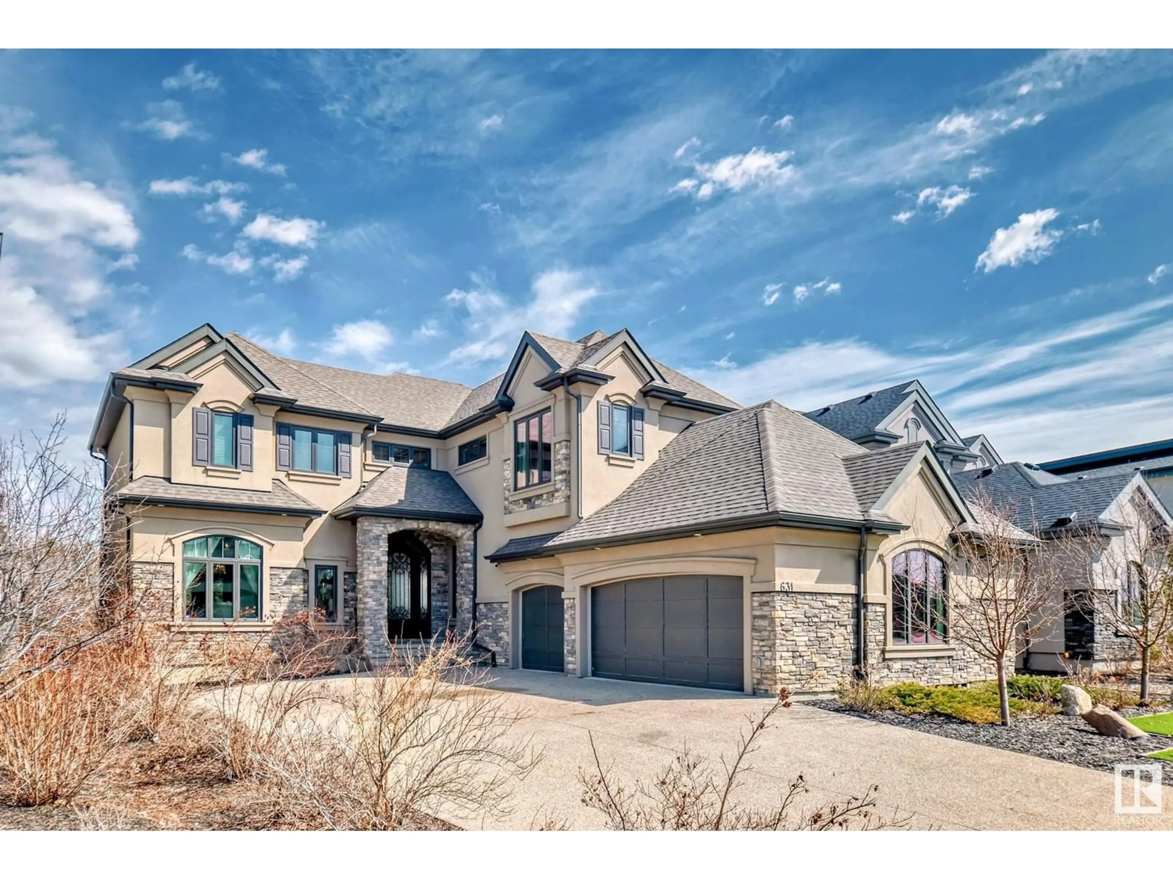 Home with brick exterior material, street for SW - 631 HOWATT DR, Edmonton Alberta T6W2T6