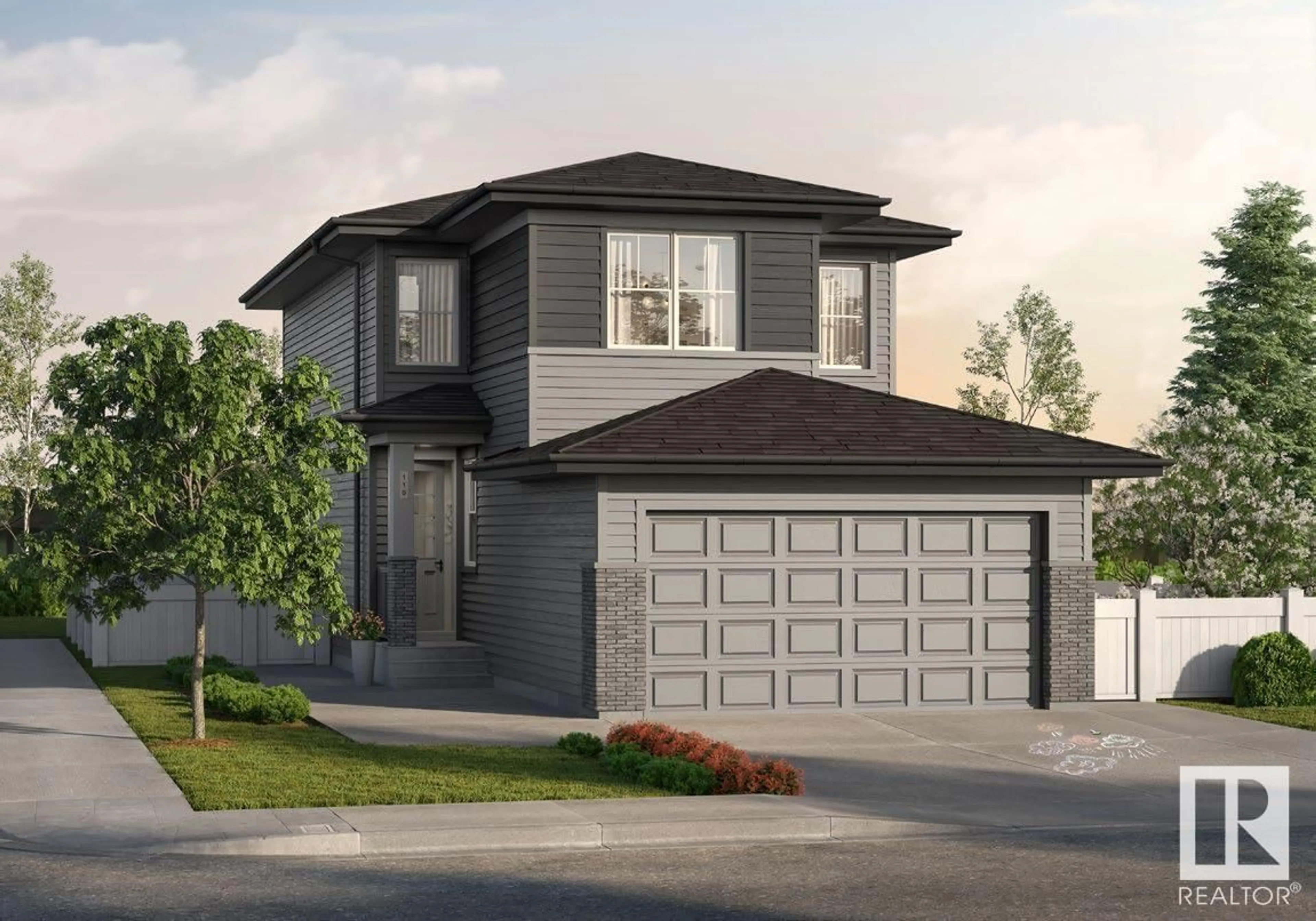 Home with vinyl exterior material, street for 17545 62A ST, Edmonton Alberta T5Y4H3