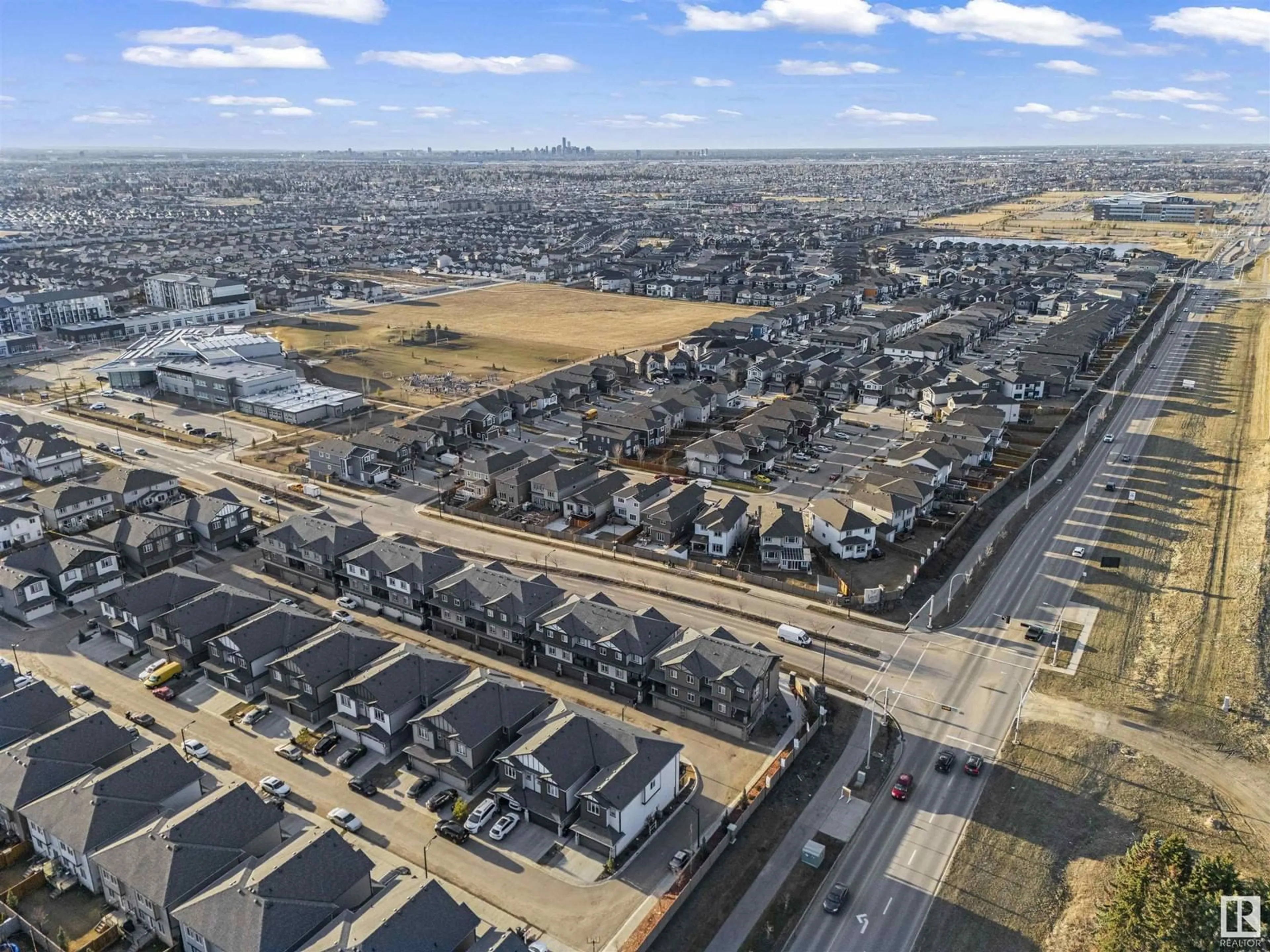 A pic from outside/outdoor area/front of a property/back of a property/a pic from drone, street for 1703 16 AV, Edmonton Alberta T6T2C3