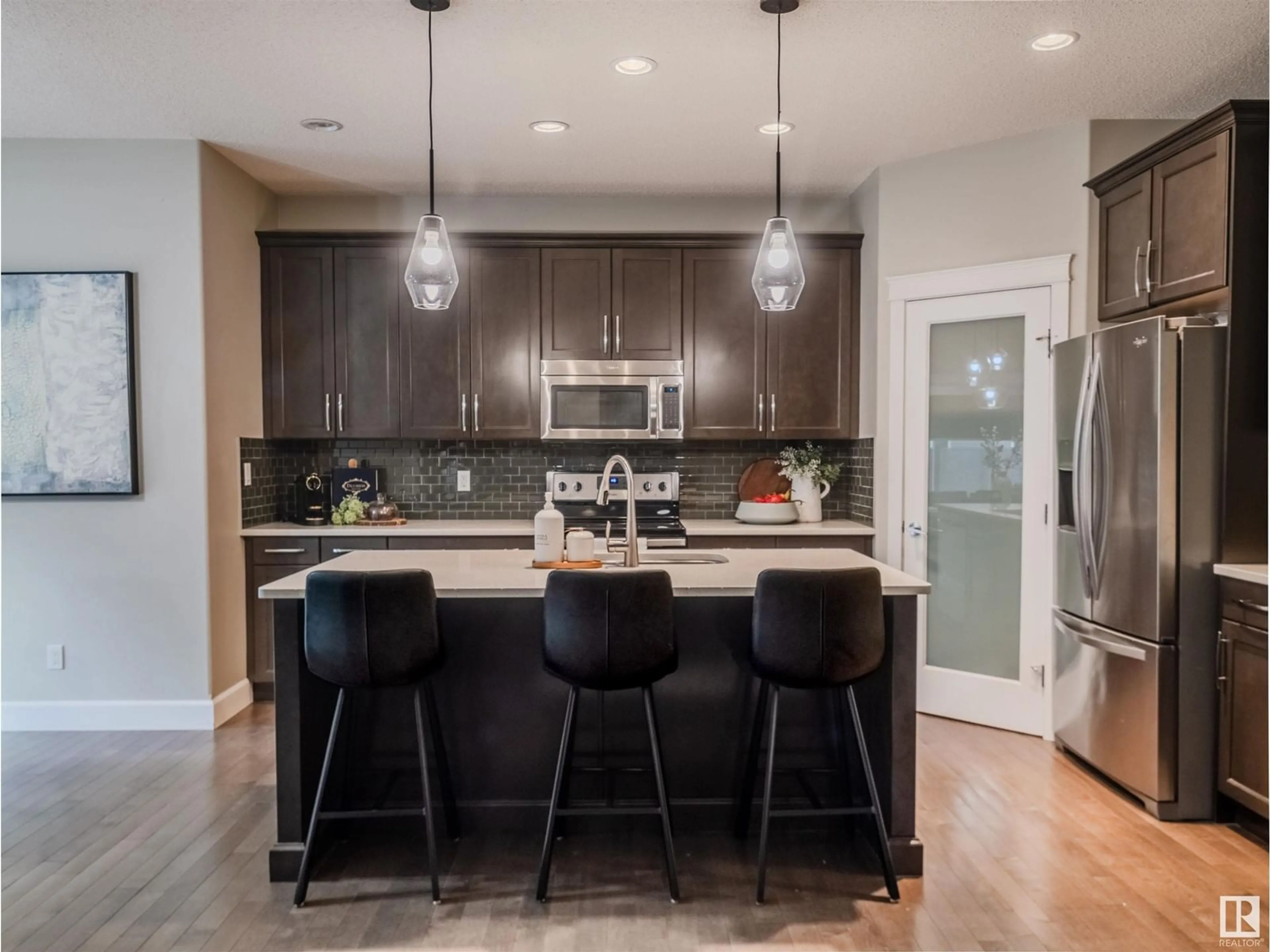 Open concept kitchen, unknown for 2225 WARE CO NW, Edmonton Alberta T6W2T9