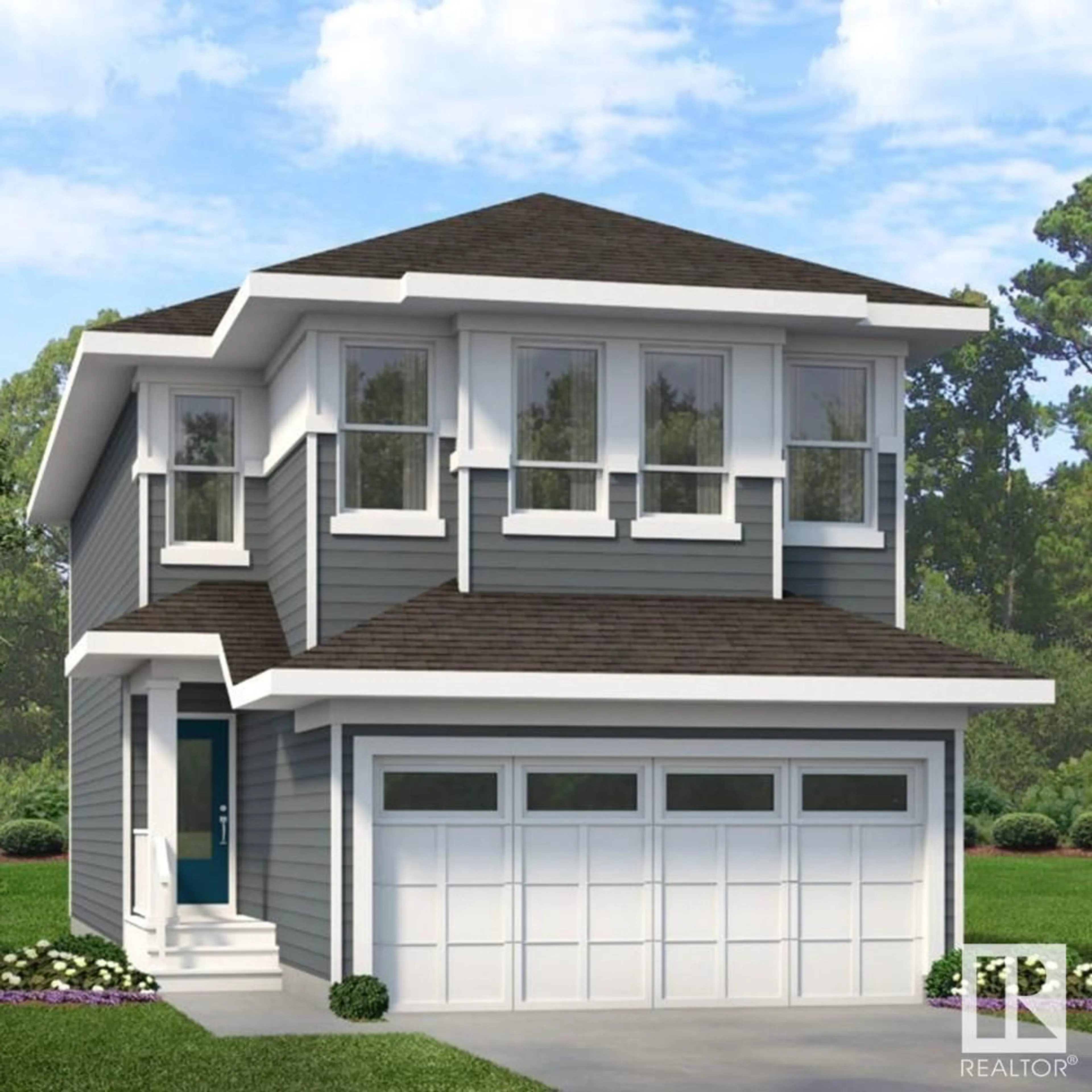 Home with vinyl exterior material, street for 8980 ELVES LOOP NW, Edmonton Alberta T6M3G3
