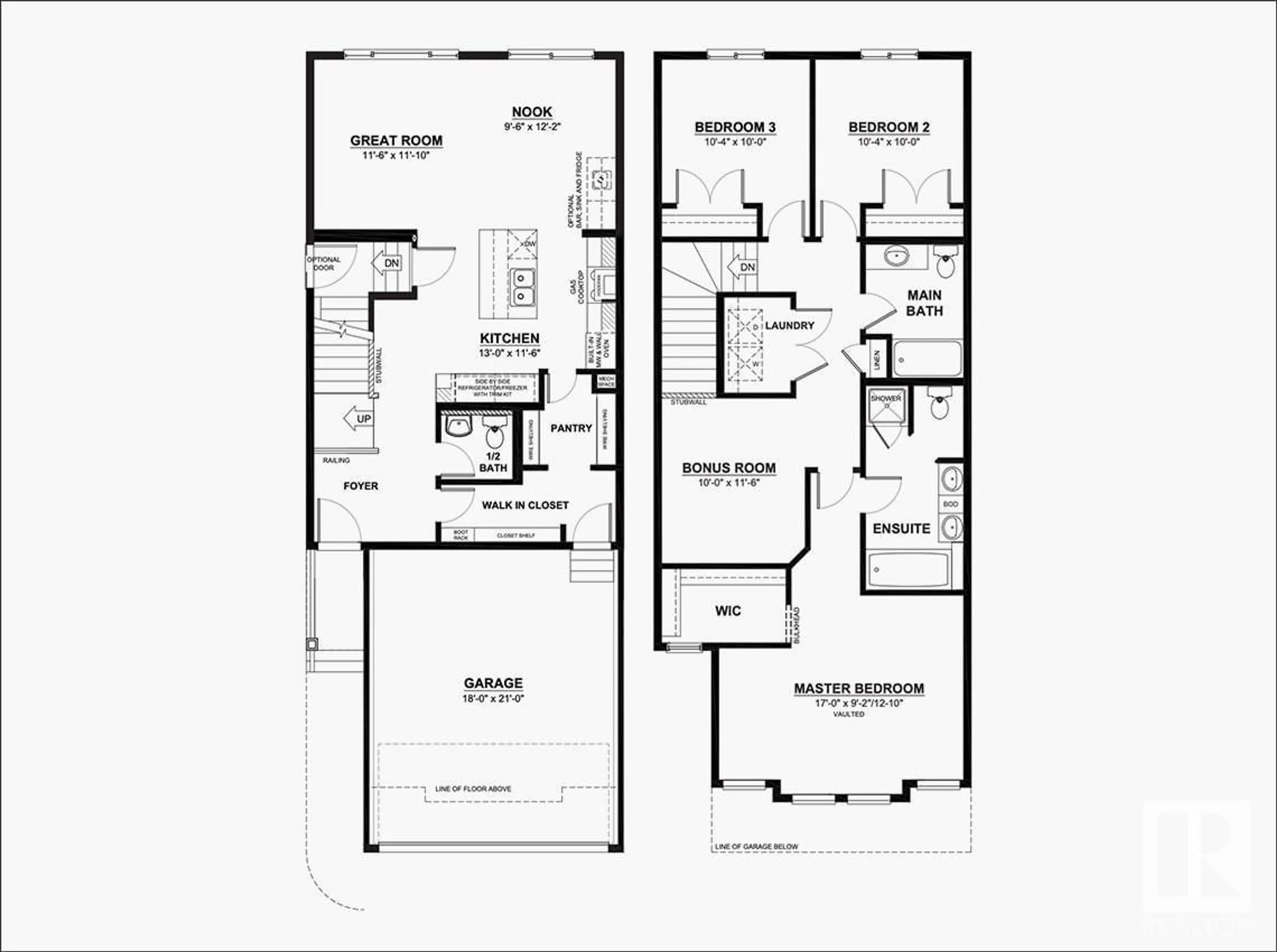Floor plan for 8980 ELVES LOOP NW, Edmonton Alberta T6M3G3