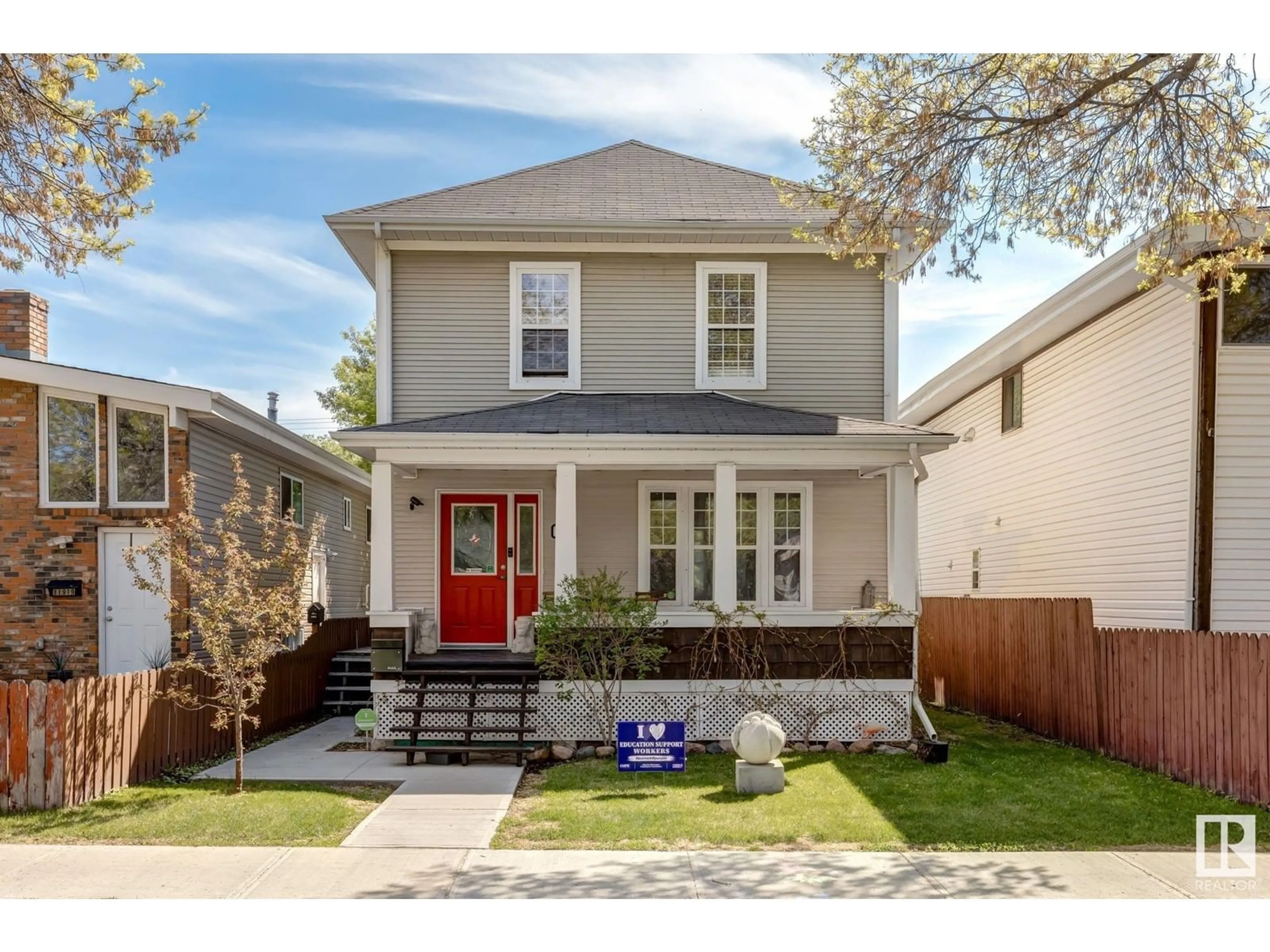 Home with brick exterior material, street for 11917 94 ST, Edmonton Alberta T5G1J6