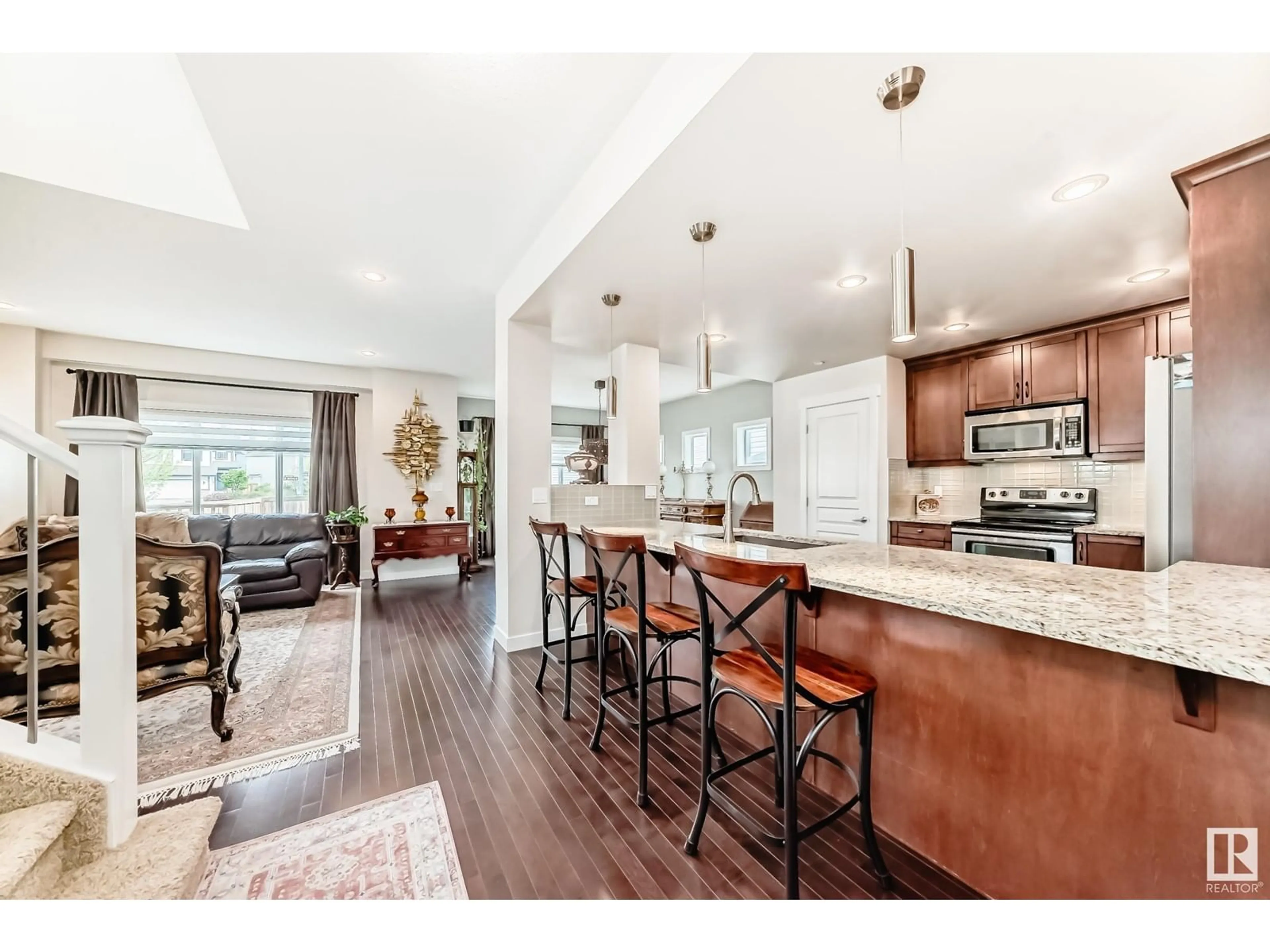 Open concept kitchen, unknown for 22030 95A AV, Edmonton Alberta T5T4A9