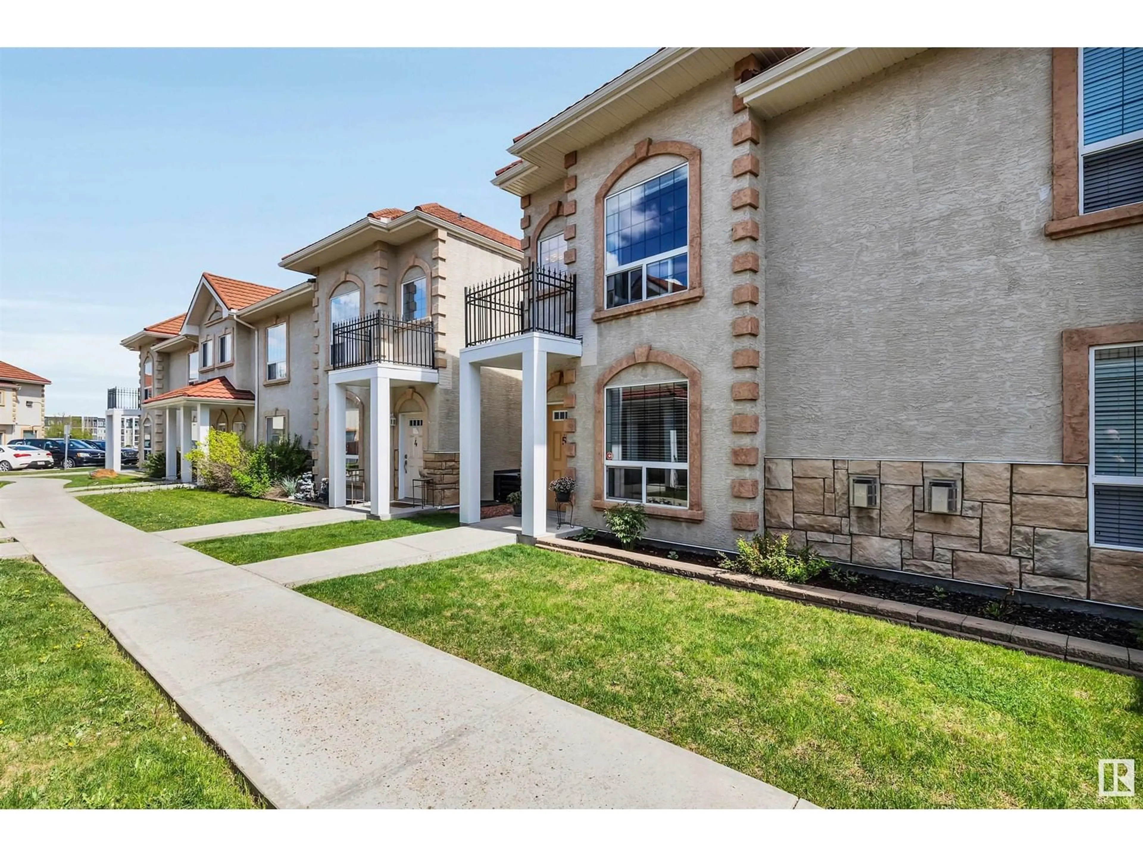 Home with brick exterior material, street for #5 - 13825 155 AV, Edmonton Alberta T6V0B8