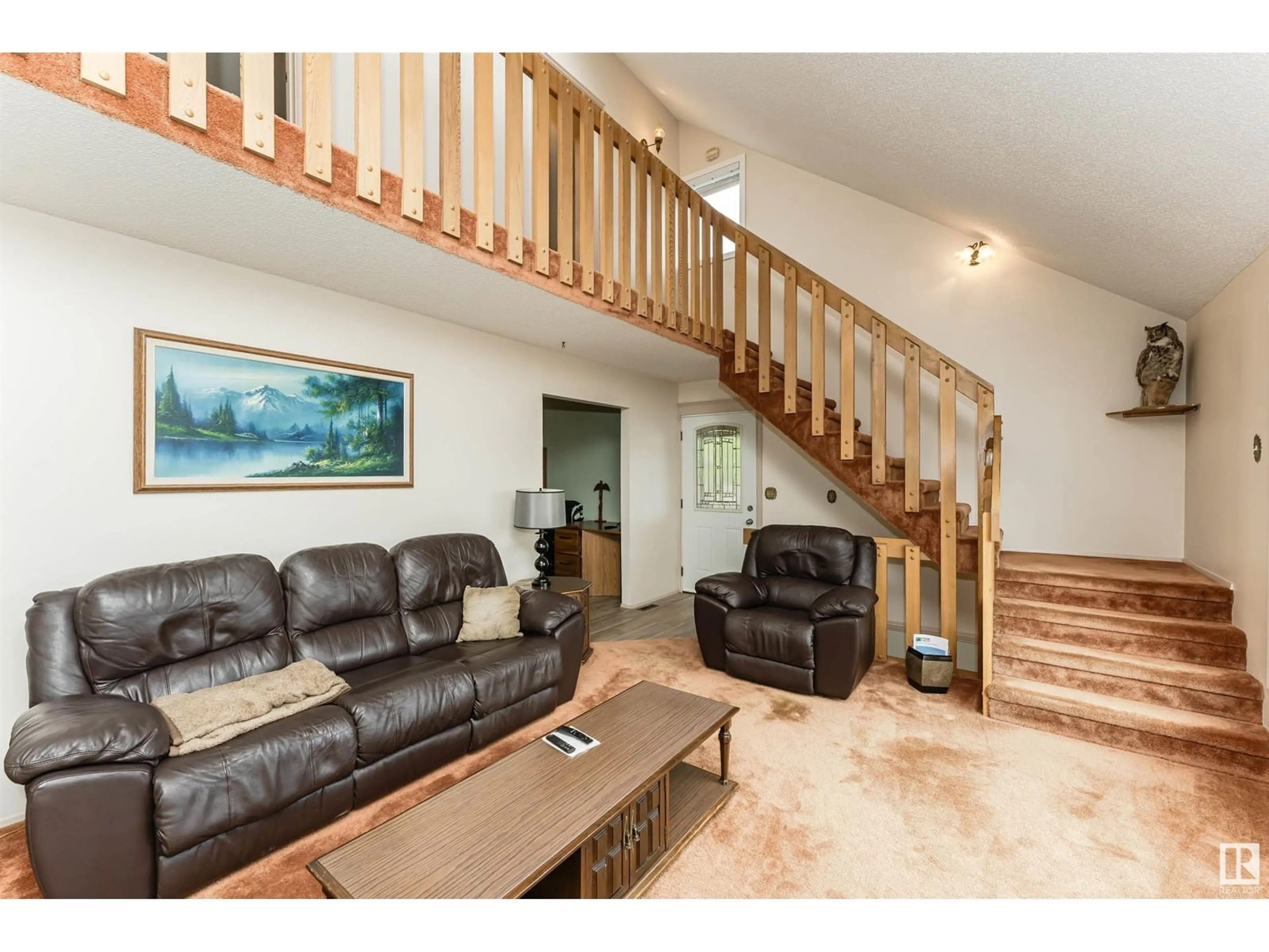 Living room with furniture, unknown for 153 ERICKSON DR, Rural Sturgeon County Alberta T0A1N6
