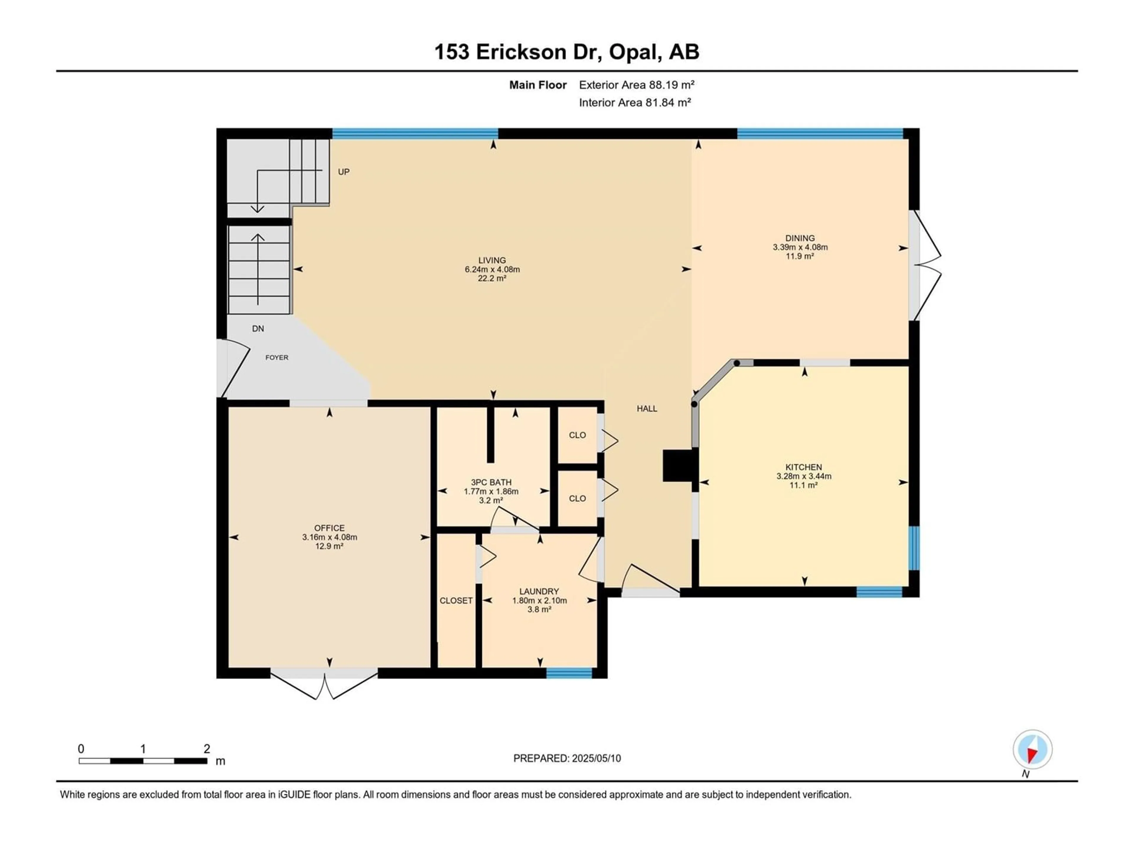 Floor plan for 153 ERICKSON DR, Rural Sturgeon County Alberta T0A1N6