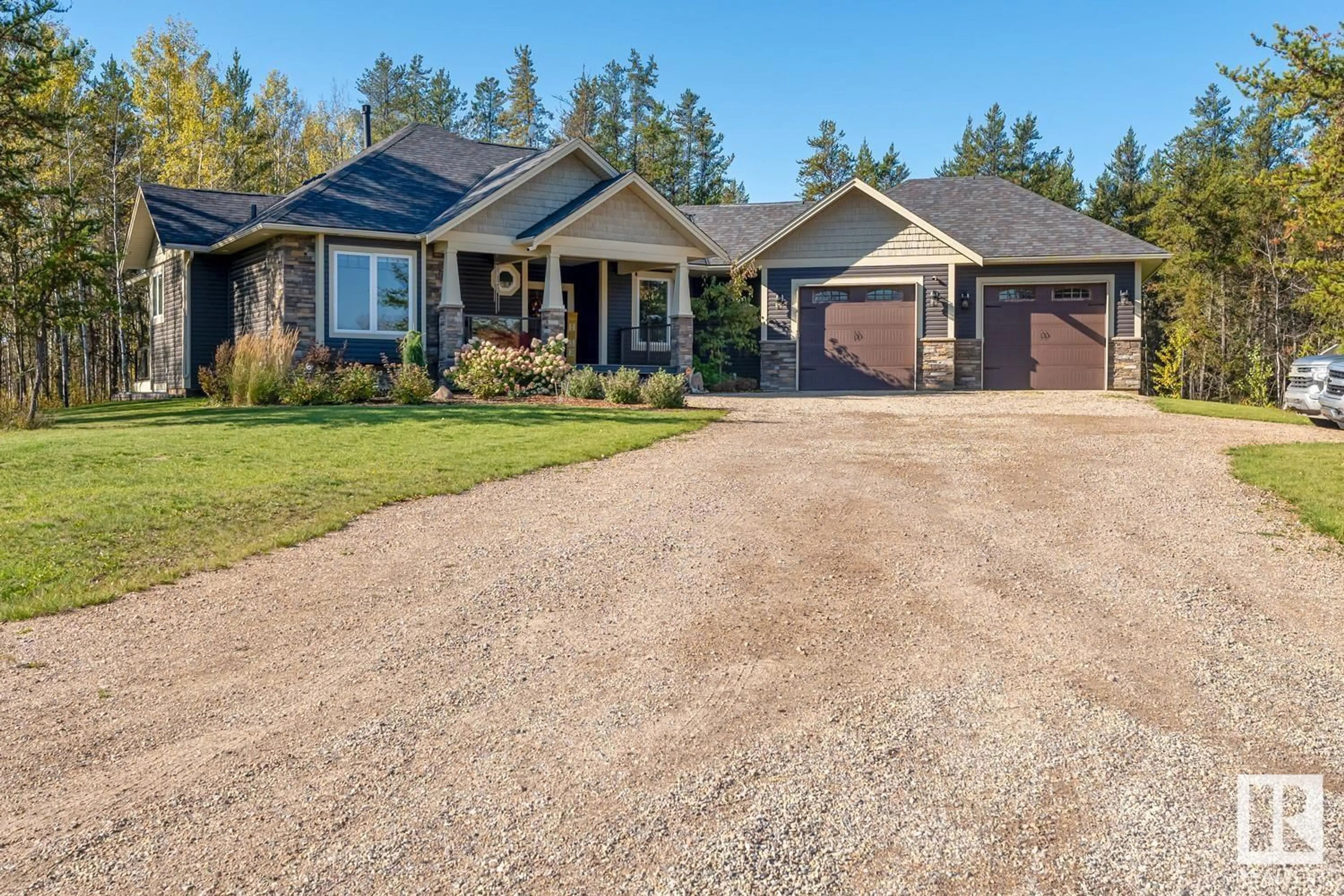 Home with brick exterior material, street for 10 - 62101 RR 421, Rural Bonnyville M.D. Alberta T9M1P5