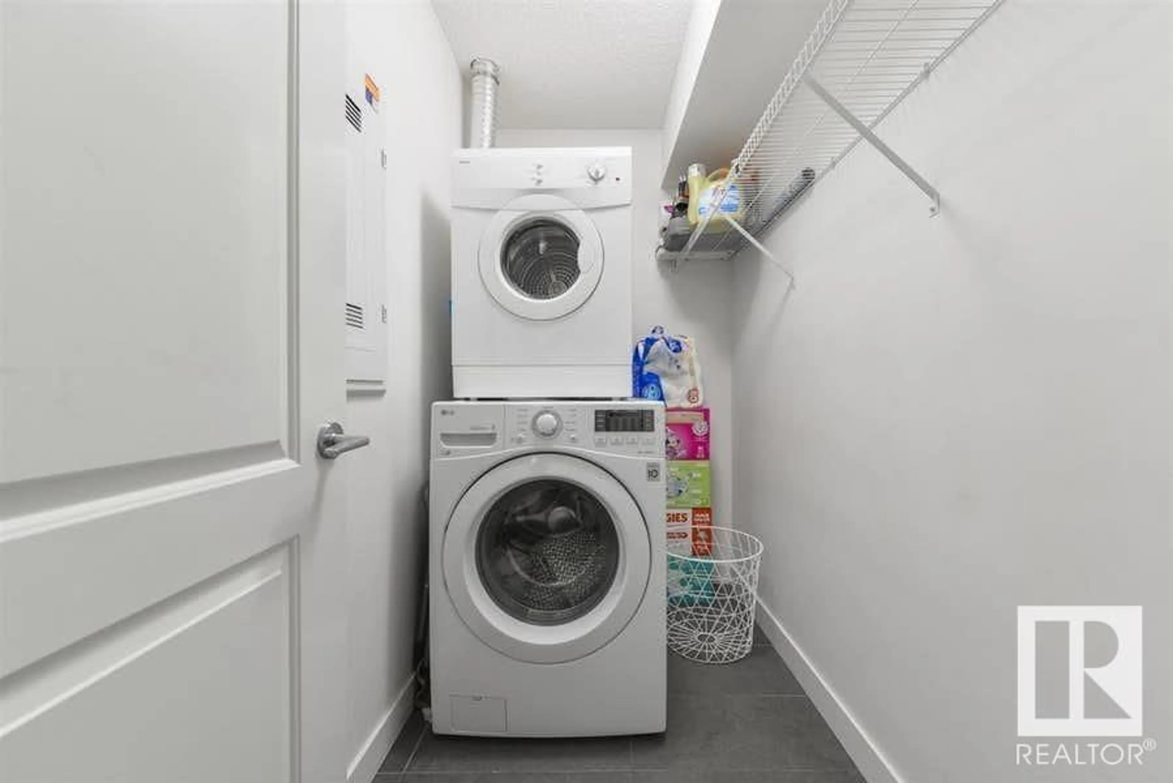 Laundry room for #212 - 667 WATT BV, Edmonton Alberta T6X0Y2