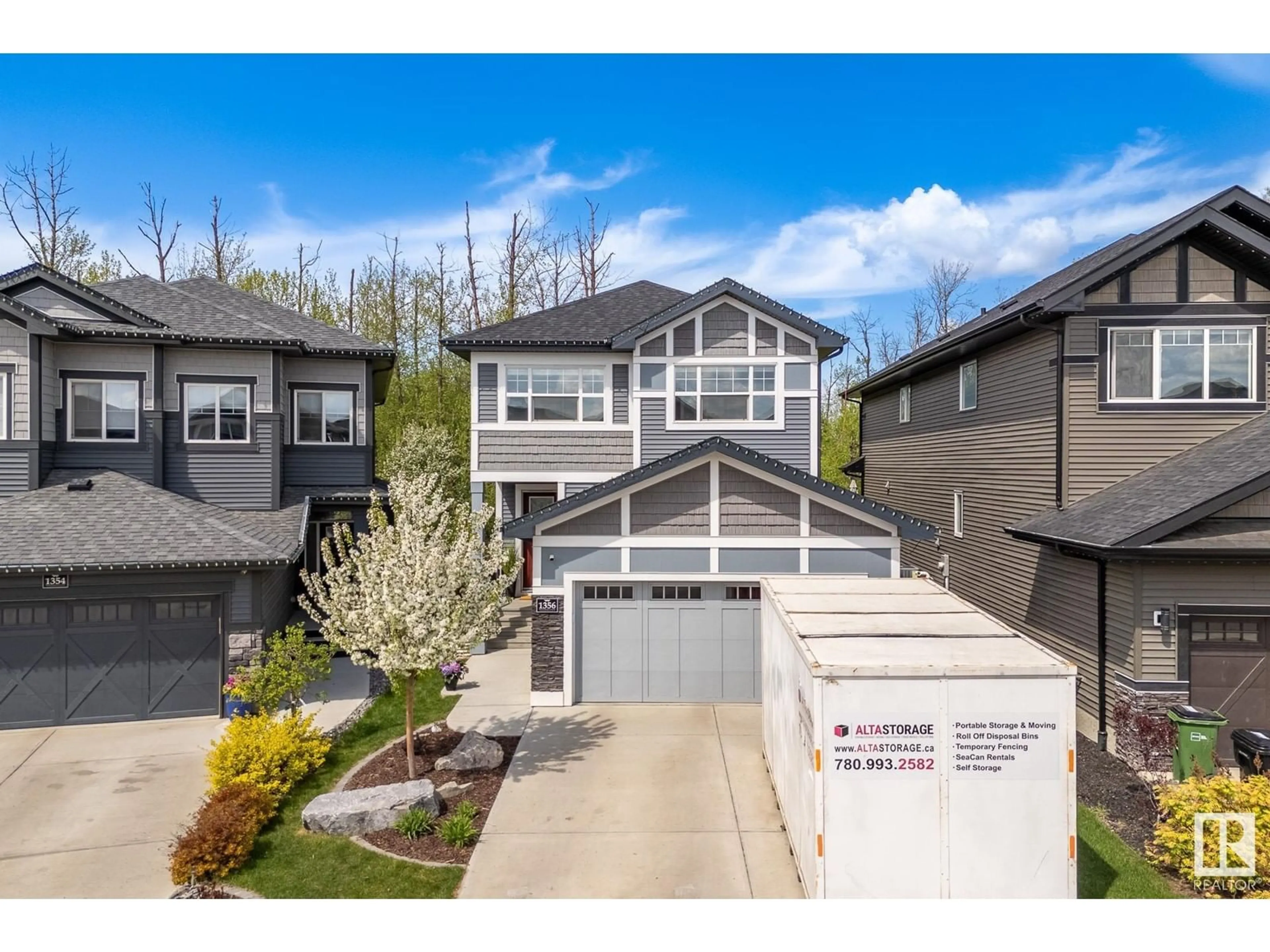 Home with vinyl exterior material, mountain view for 1356 ENRIGHT LANDING LD, Edmonton Alberta T6M0Y9