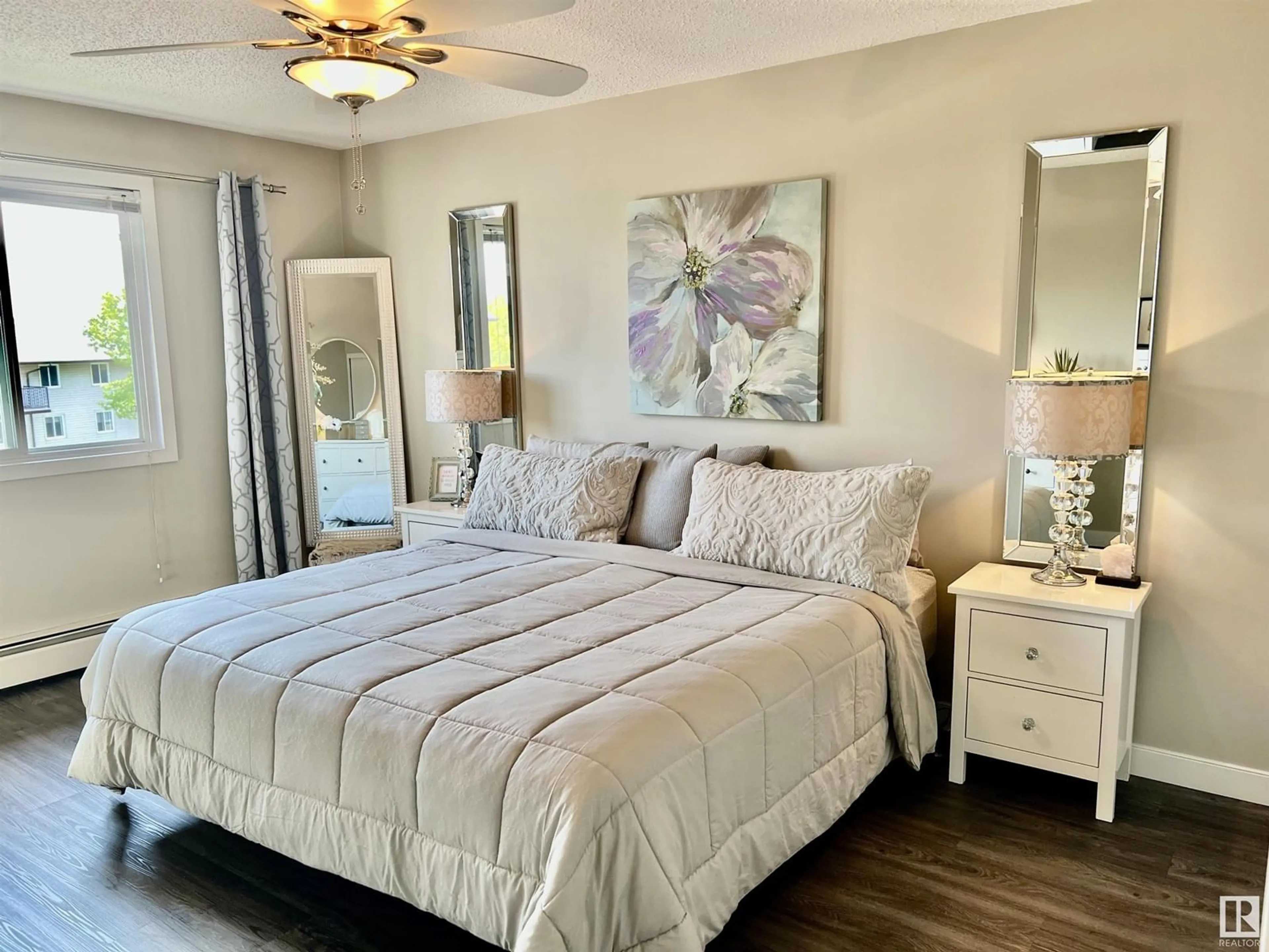 Bedroom with bed, unknown for #210 - 6103 35A AV, Edmonton Alberta T6L1G7