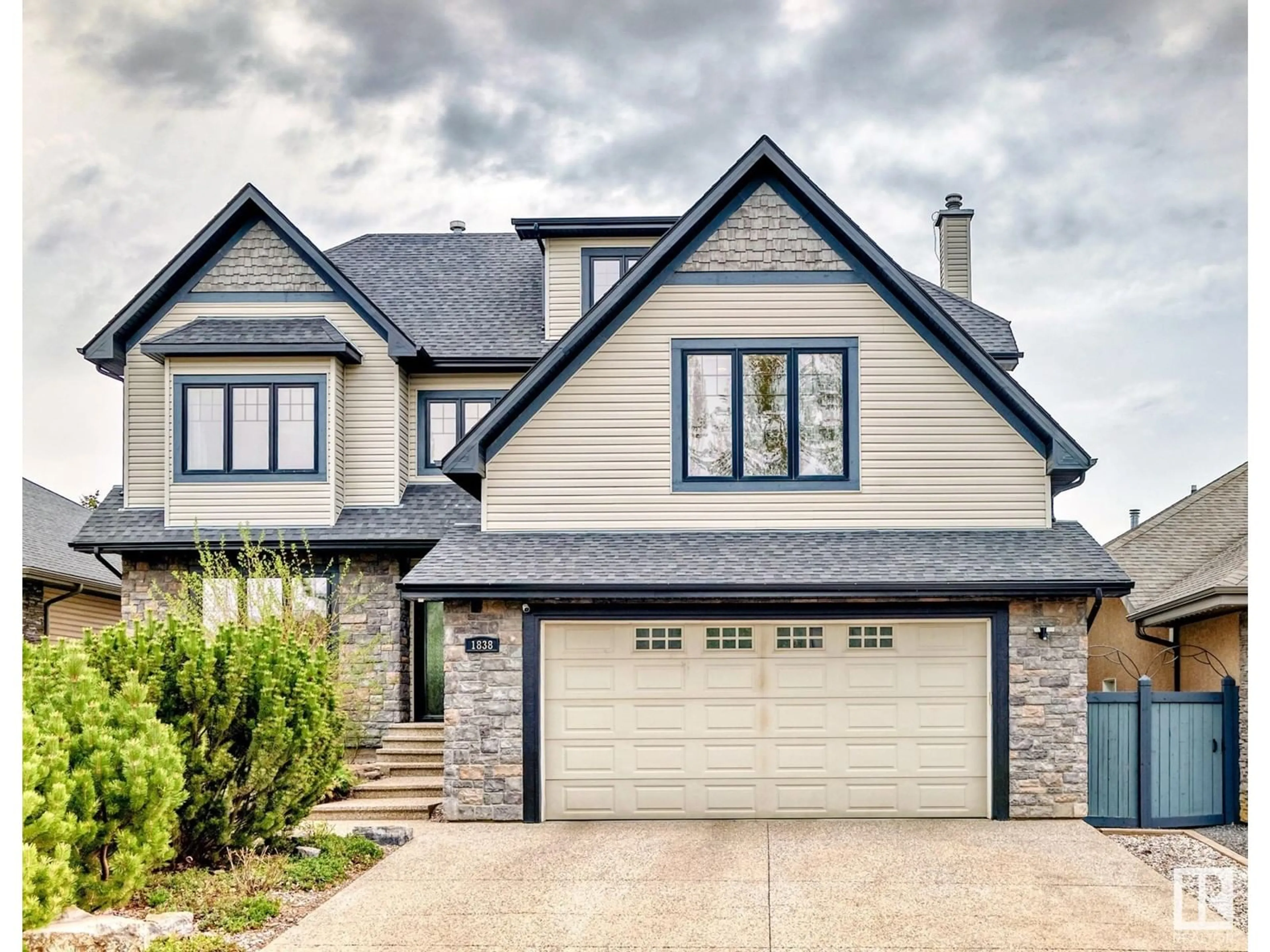 Home with brick exterior material, street for 1838 BOWMAN PT, Edmonton Alberta T6W1P7