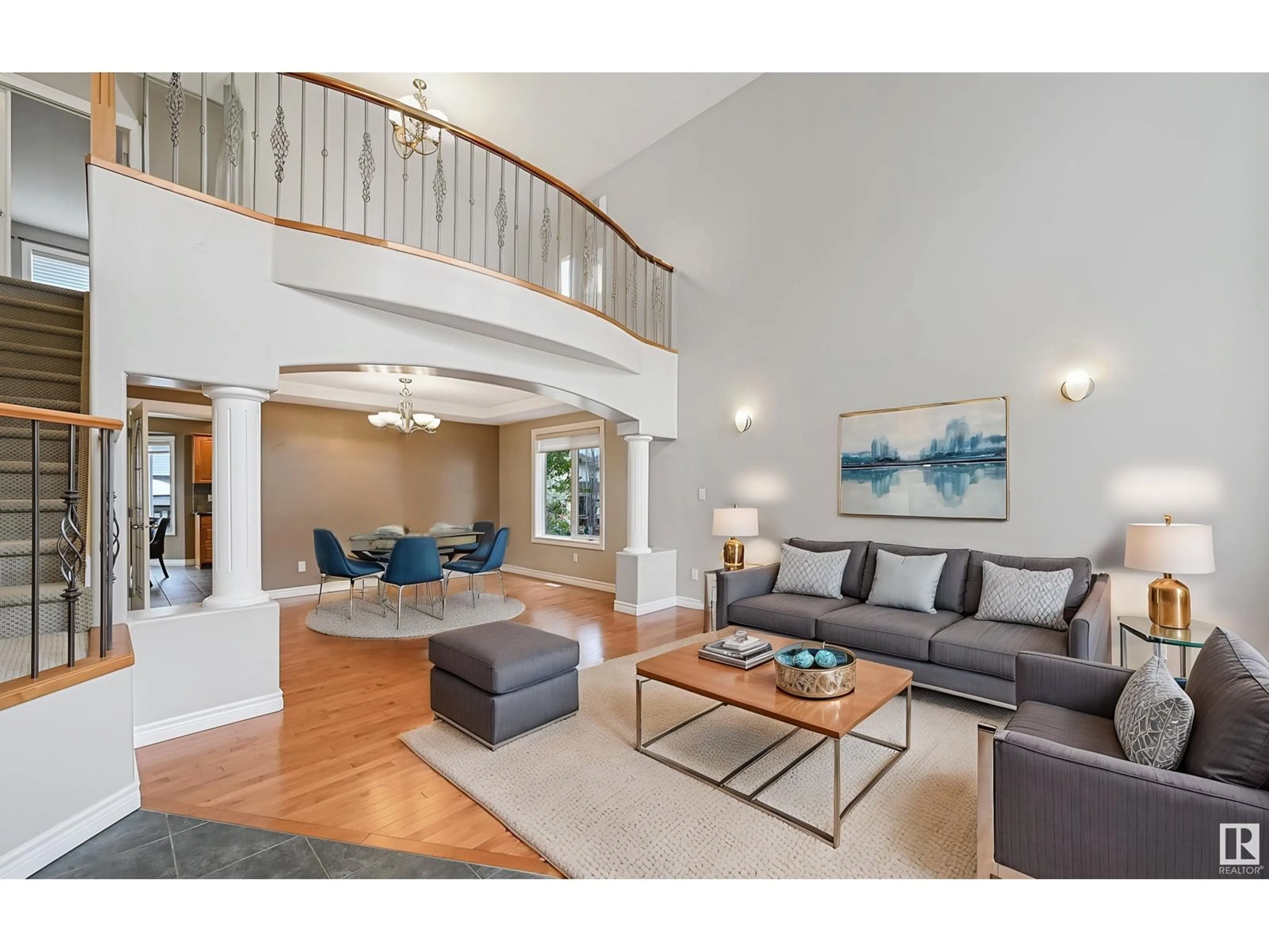Living room with furniture, unknown for 741 HALIBURTON CR, Edmonton Alberta T6R2Z7