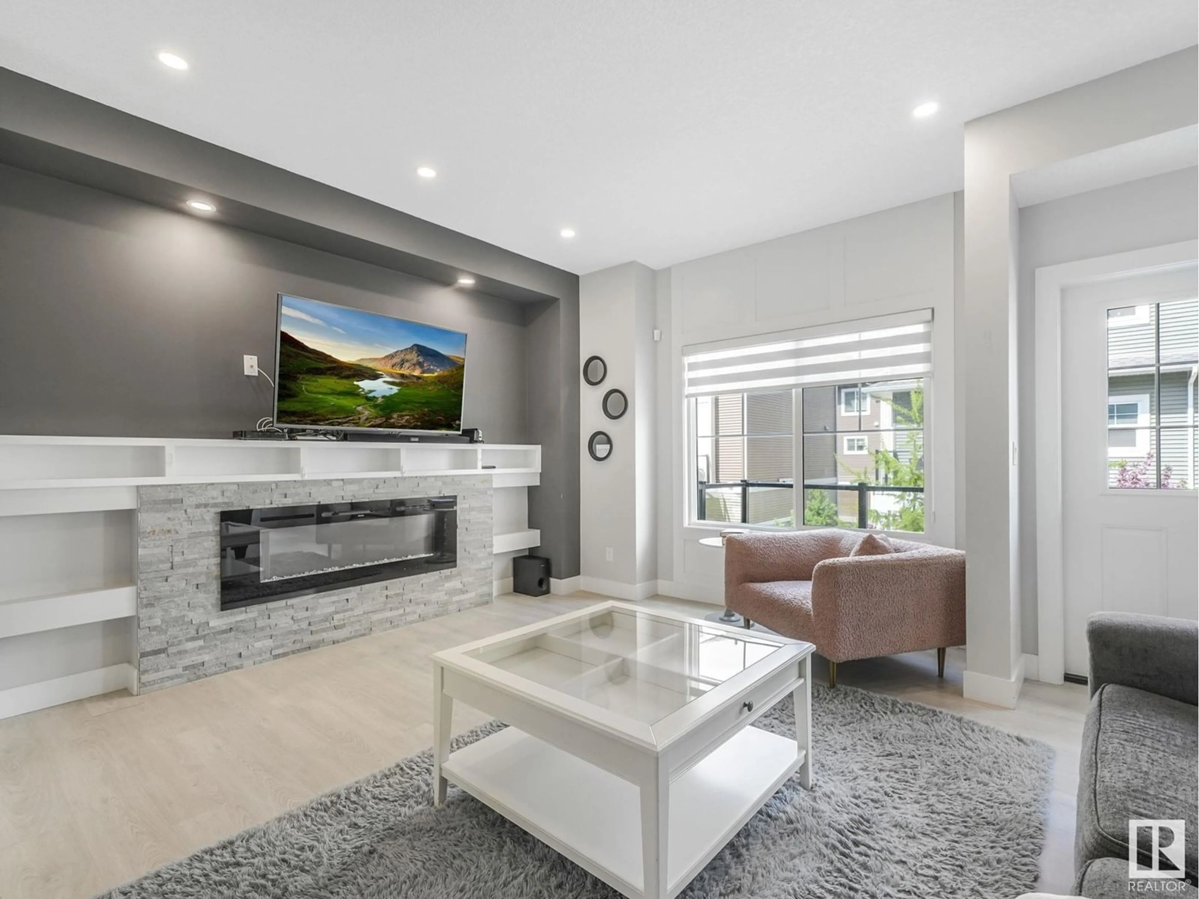 Living room with furniture, unknown for 230 - 12 EDGEMONT RD NW, Edmonton Alberta T6M0Y8