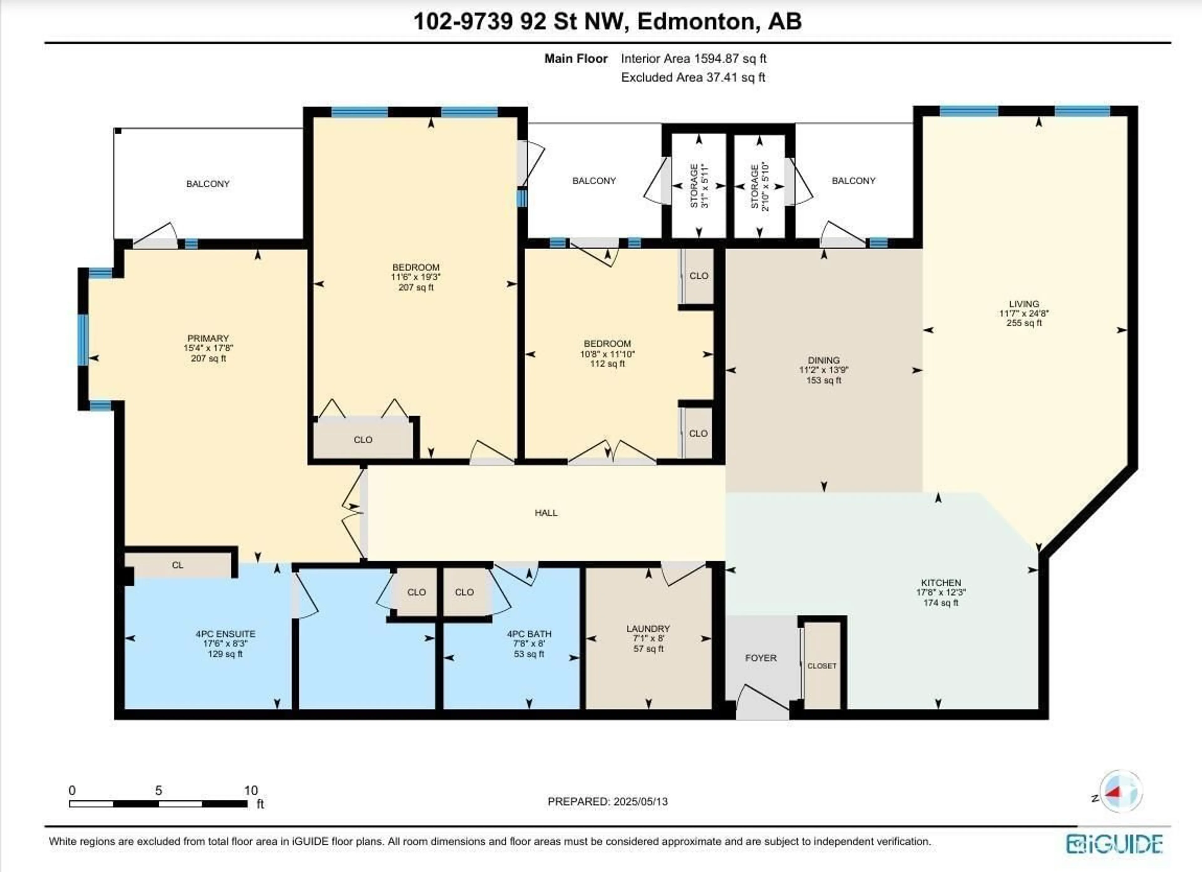 Floor plan for #102 - 9739 92 ST, Edmonton Alberta T6C3S3