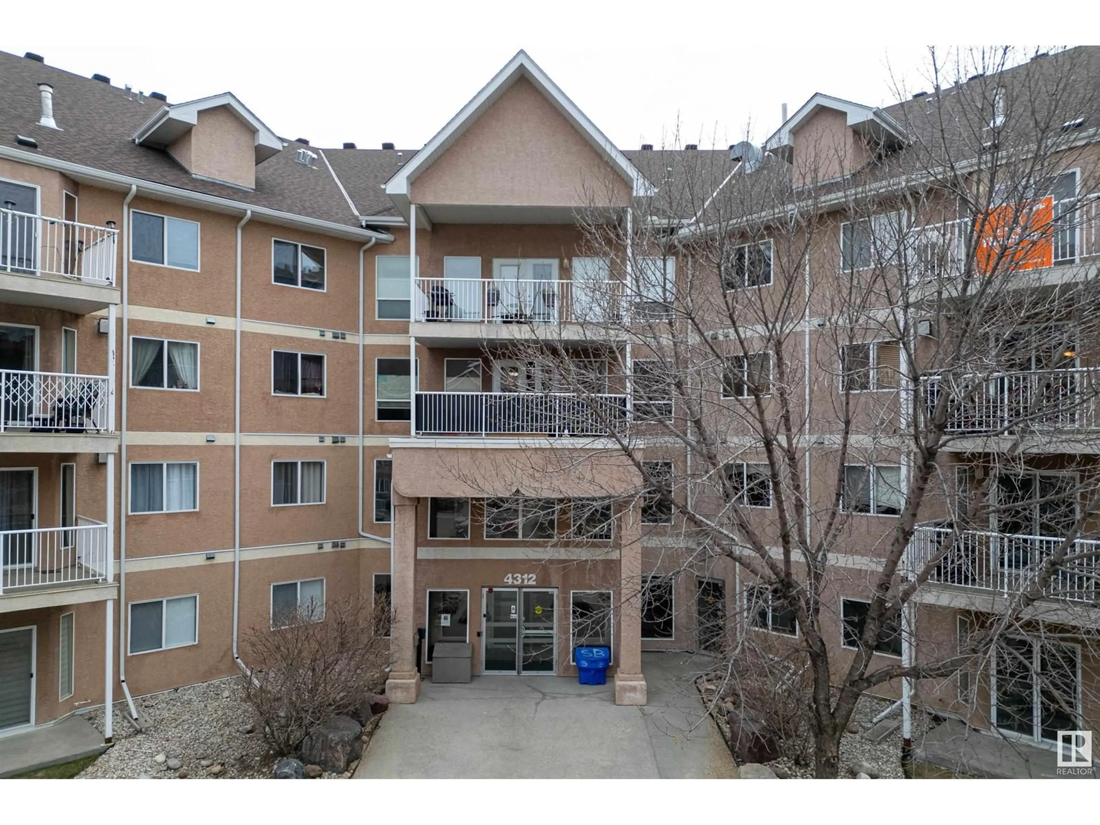A pic from outside/outdoor area/front of a property/back of a property/a pic from drone, unknown for #102 - 4312 139 AV, Edmonton Alberta T5Y3J4