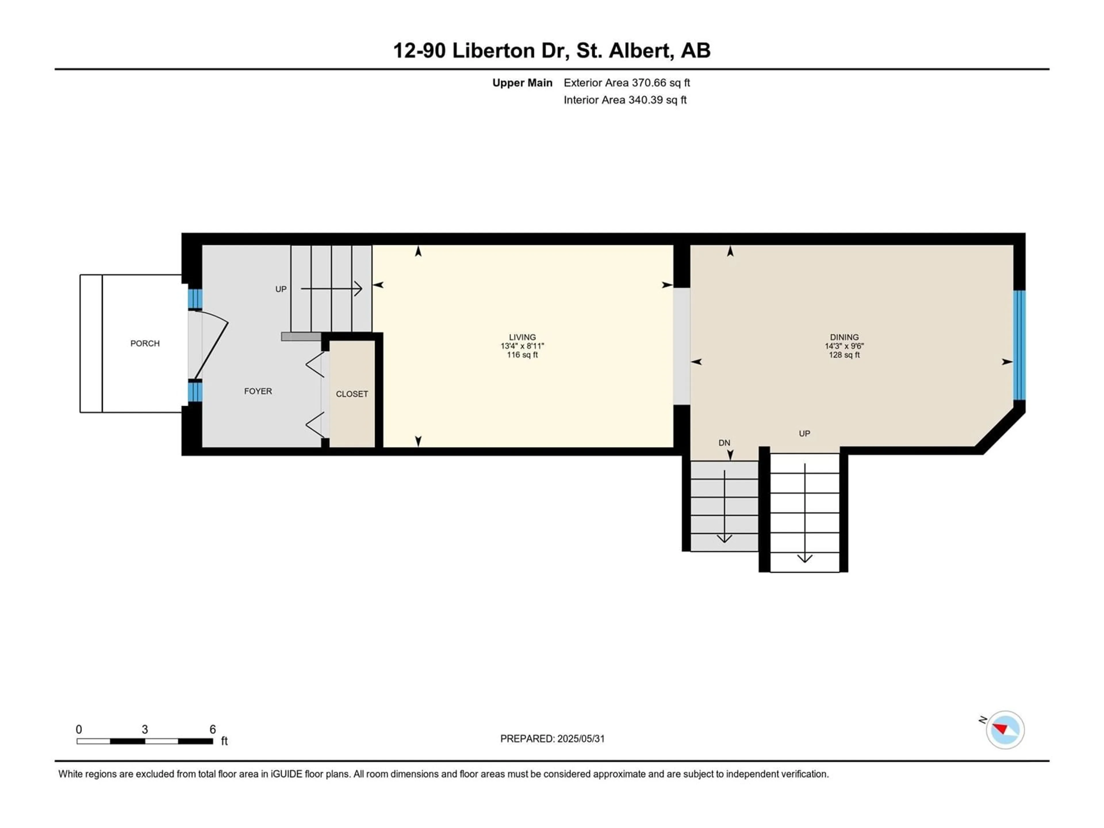 Floor plan for 90 - 12 LIBERTON DR, St. Albert Alberta T8N5Z6