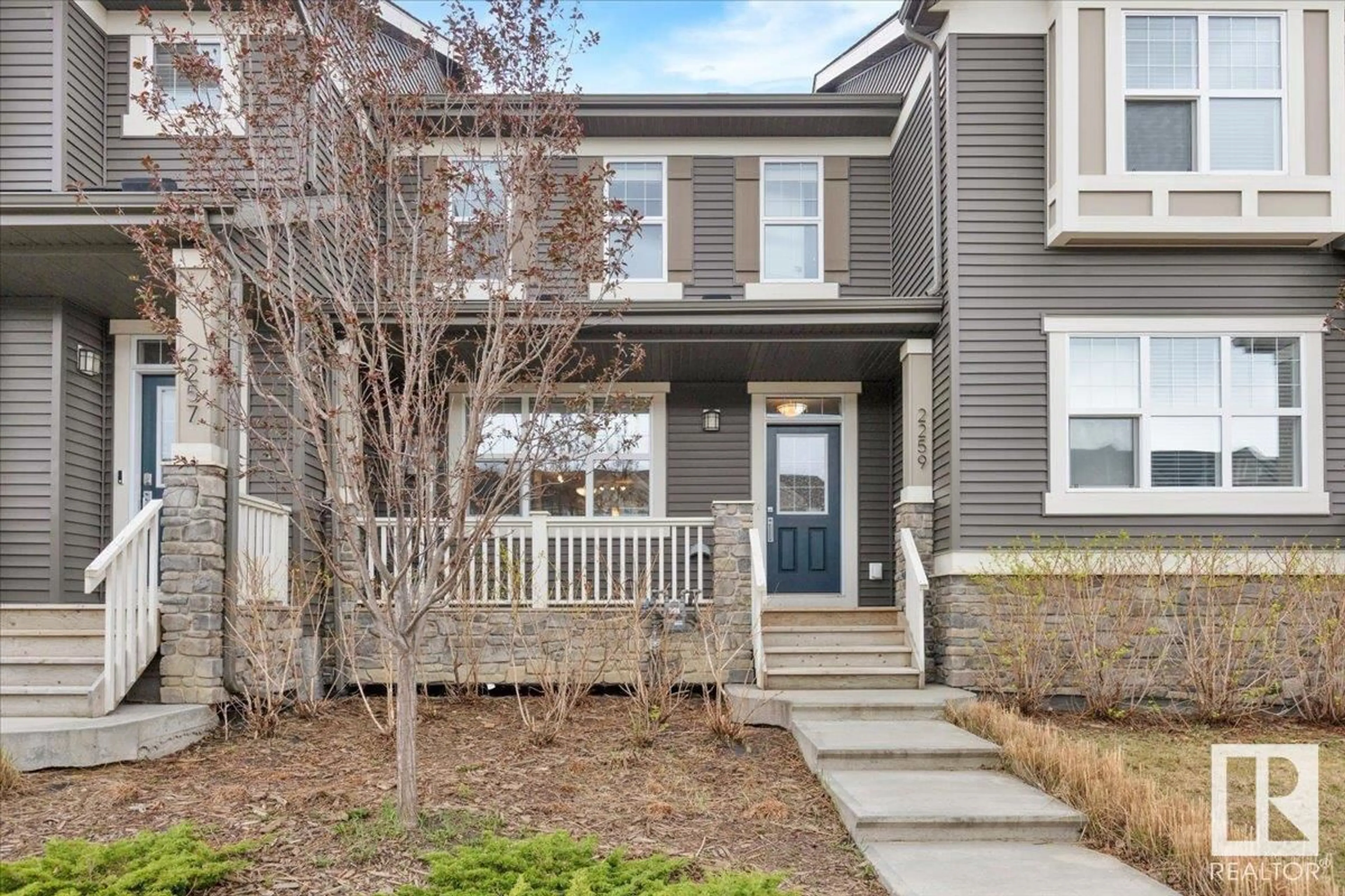 Home with vinyl exterior material, street for N SW - 2259 GLENRIDDING BV, Edmonton Alberta T6W2L1