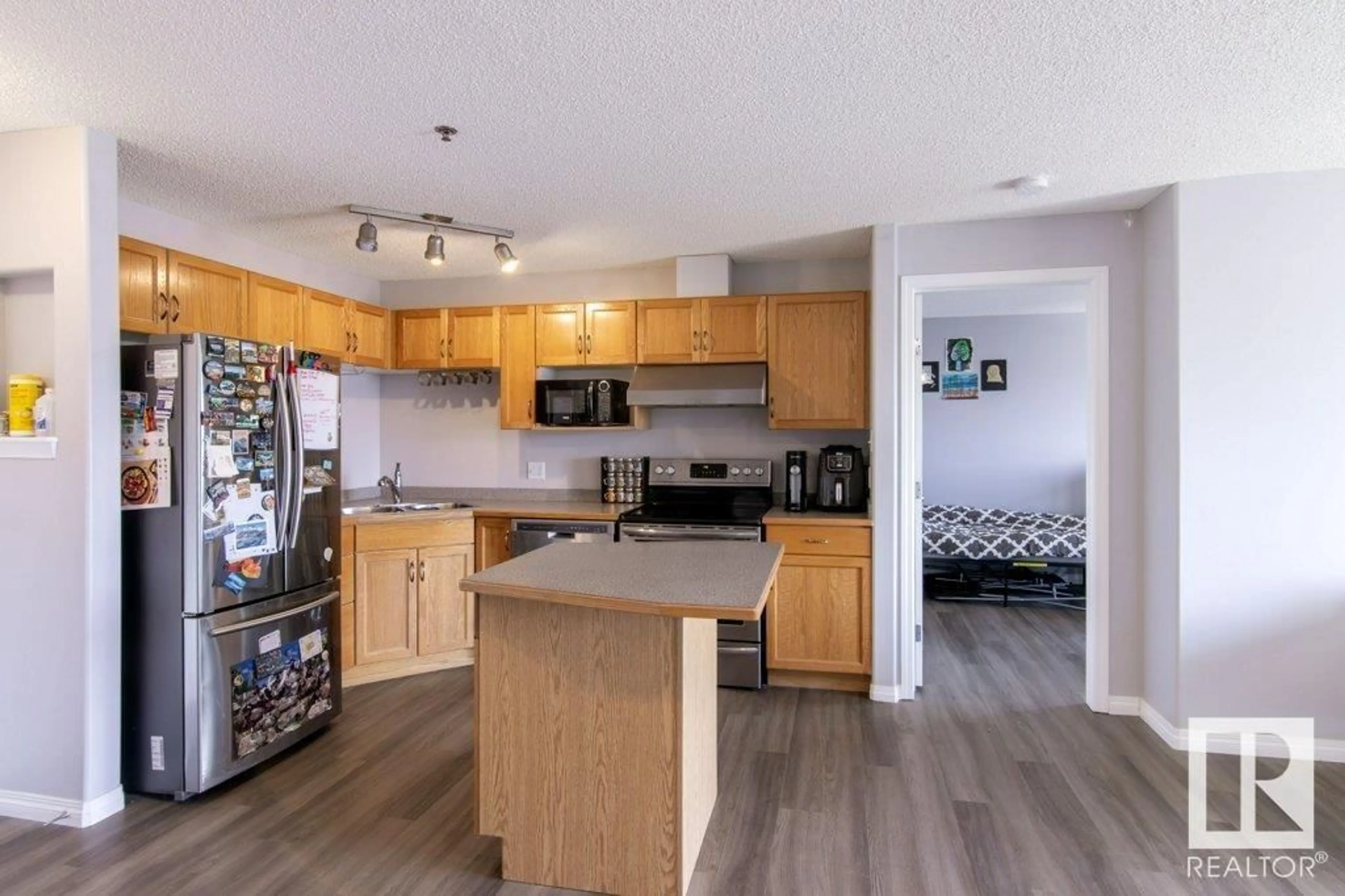 Open concept kitchen, unknown for 336 - 2305 35A AV, Edmonton Alberta T6T1Z2