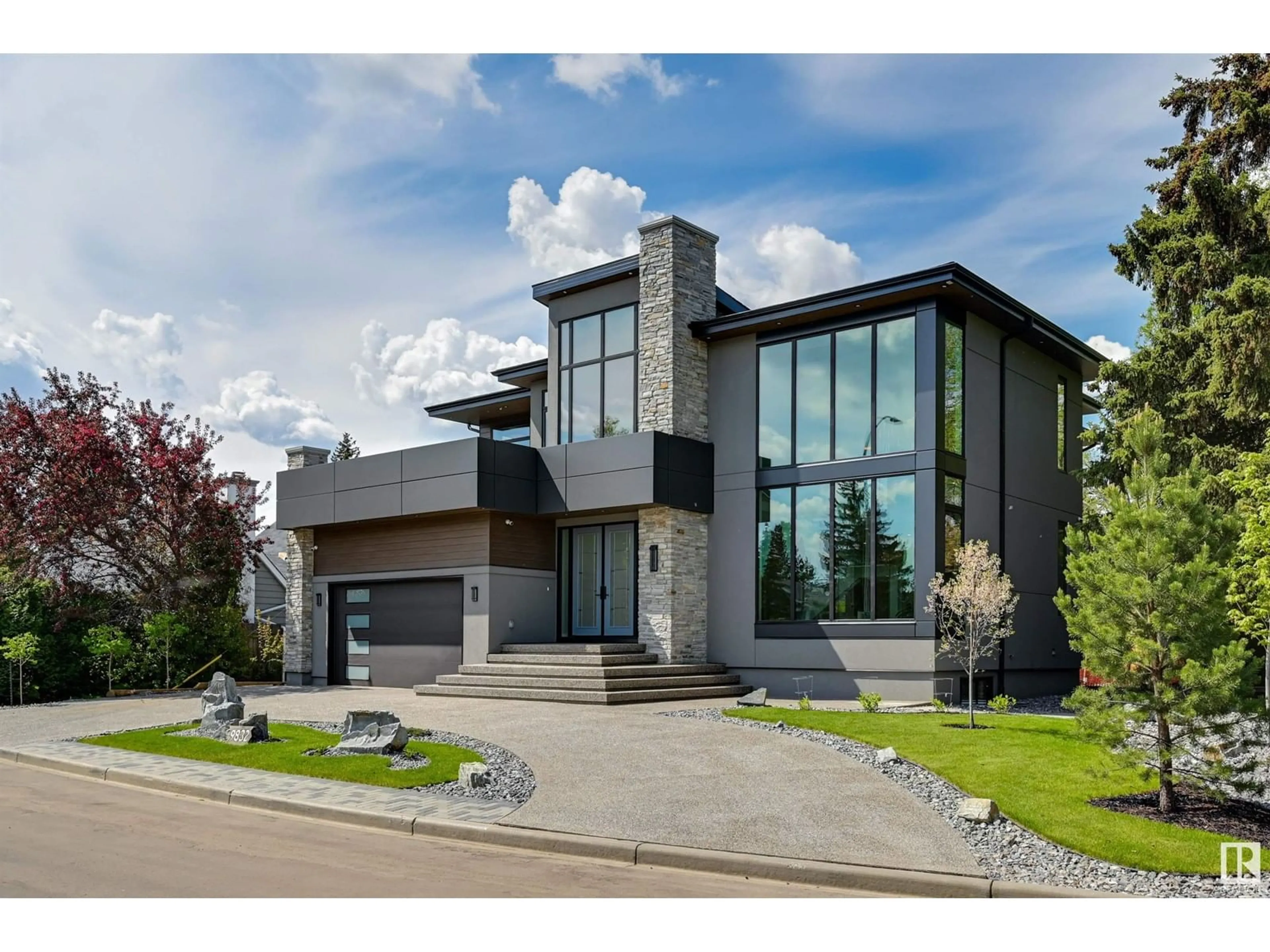 Home with brick exterior material, street for 9832 142 ST, Edmonton Alberta T5N2N4