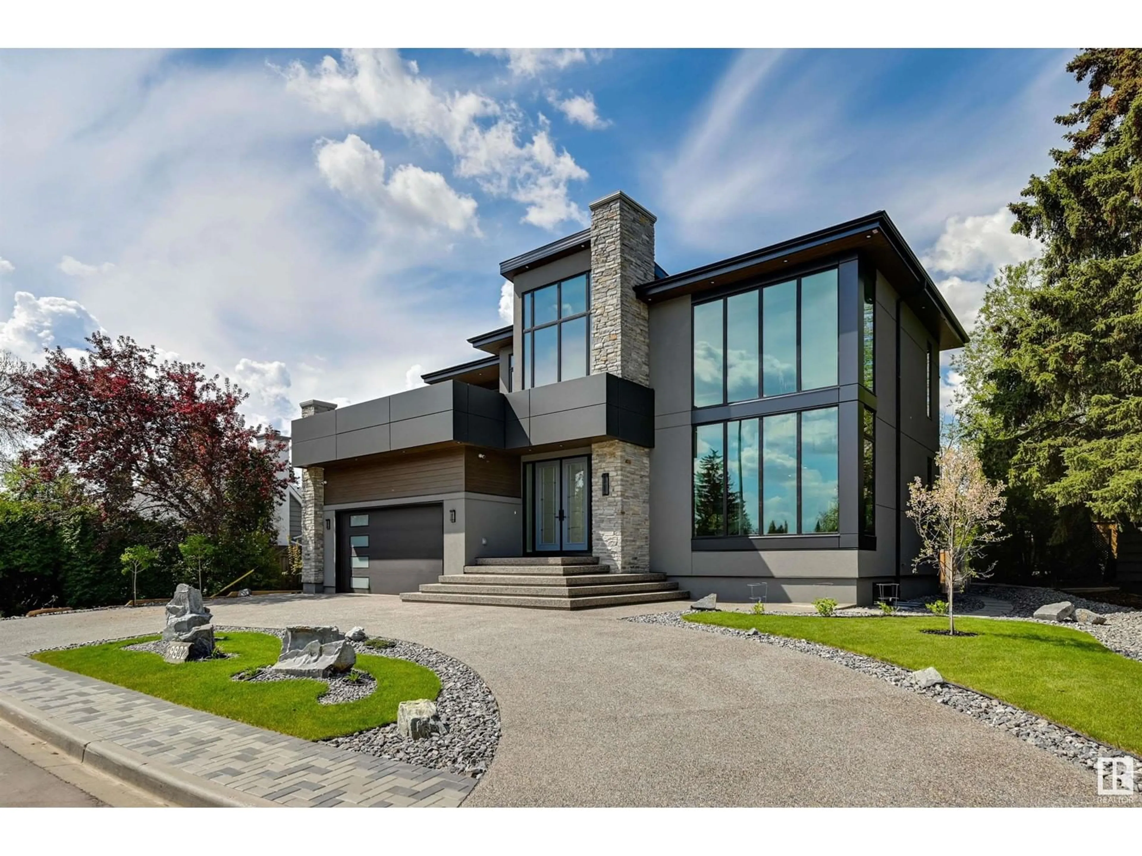 Home with brick exterior material, street for 9832 142 ST, Edmonton Alberta T5N2N4