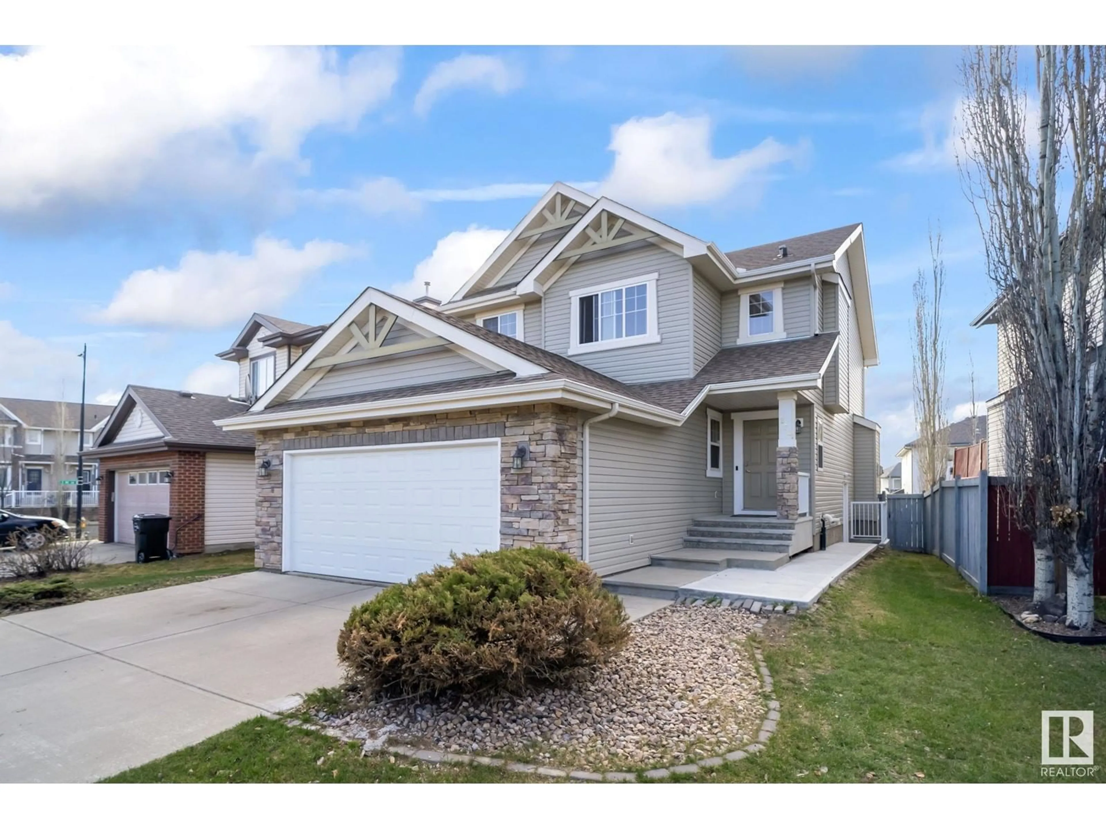 Home with vinyl exterior material, street for 224 54 ST, Edmonton Alberta T6X0L4