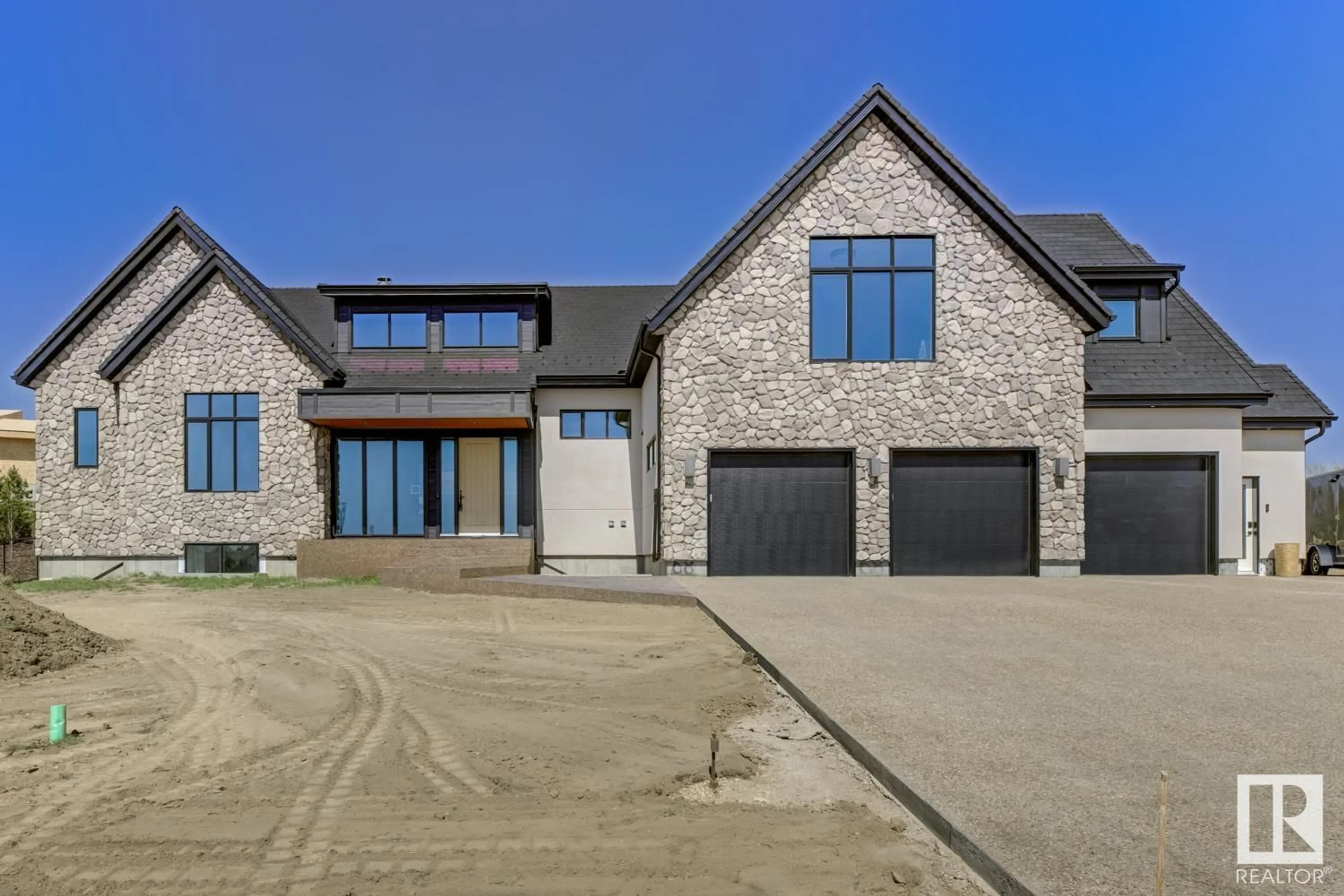 Home with brick exterior material, street for 68 54403 RGE ROAD 251, Rural Sturgeon County Alberta T5T0B5