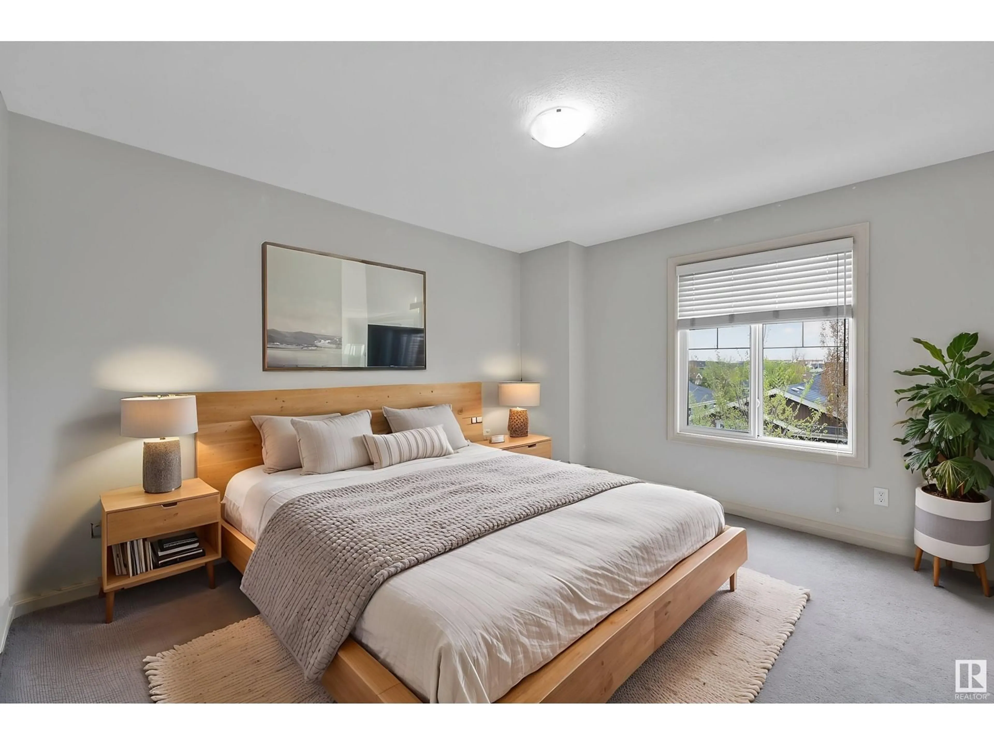 Bedroom with bed, unknown for #113 - 2336 ASPEN TR, Sherwood Park Alberta T8H0J1