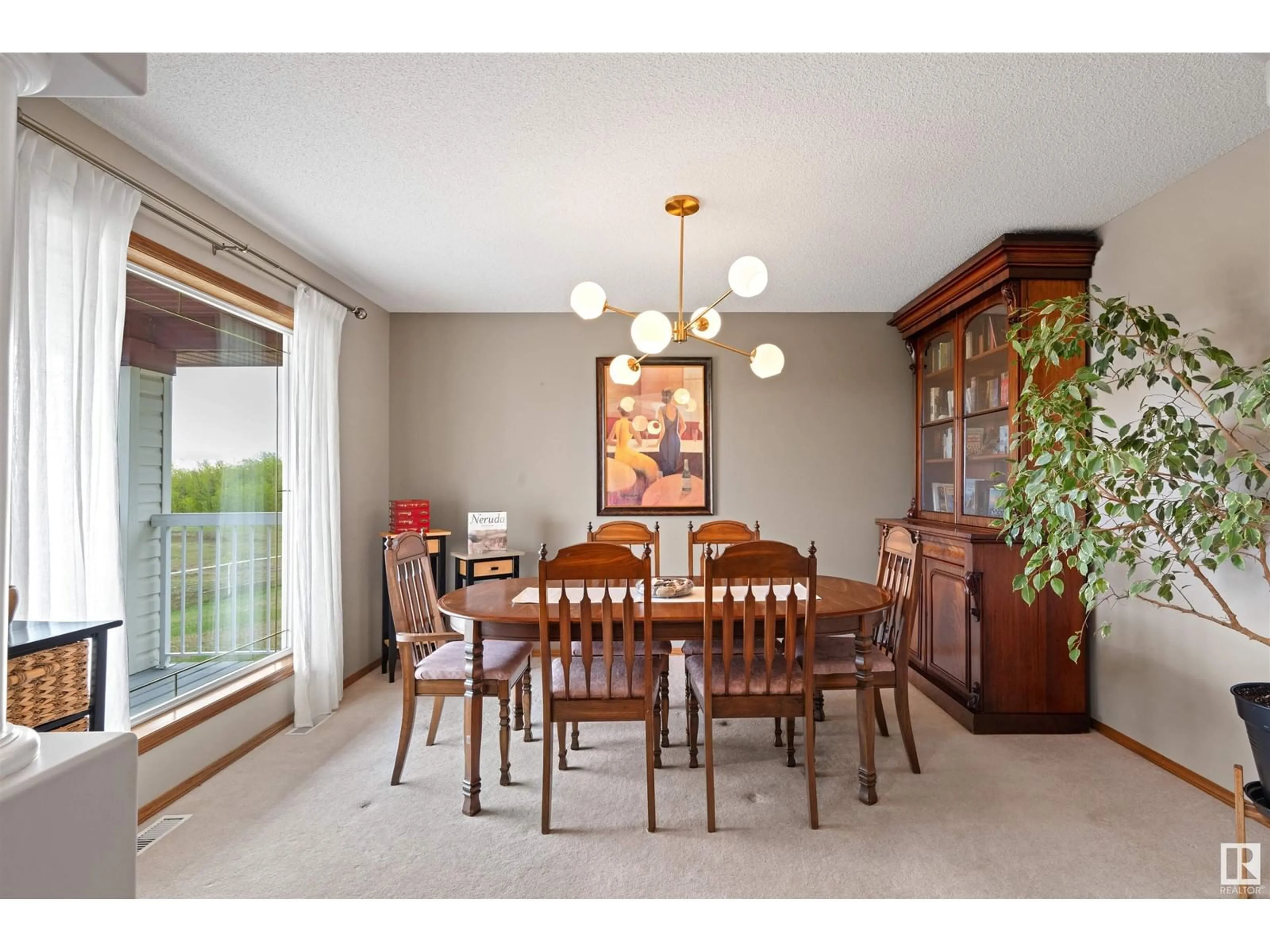 Dining room, wood/laminate floor for #7 & 9 - 56503 RGE ROAD 231, Rural Sturgeon County Alberta T0A1N4