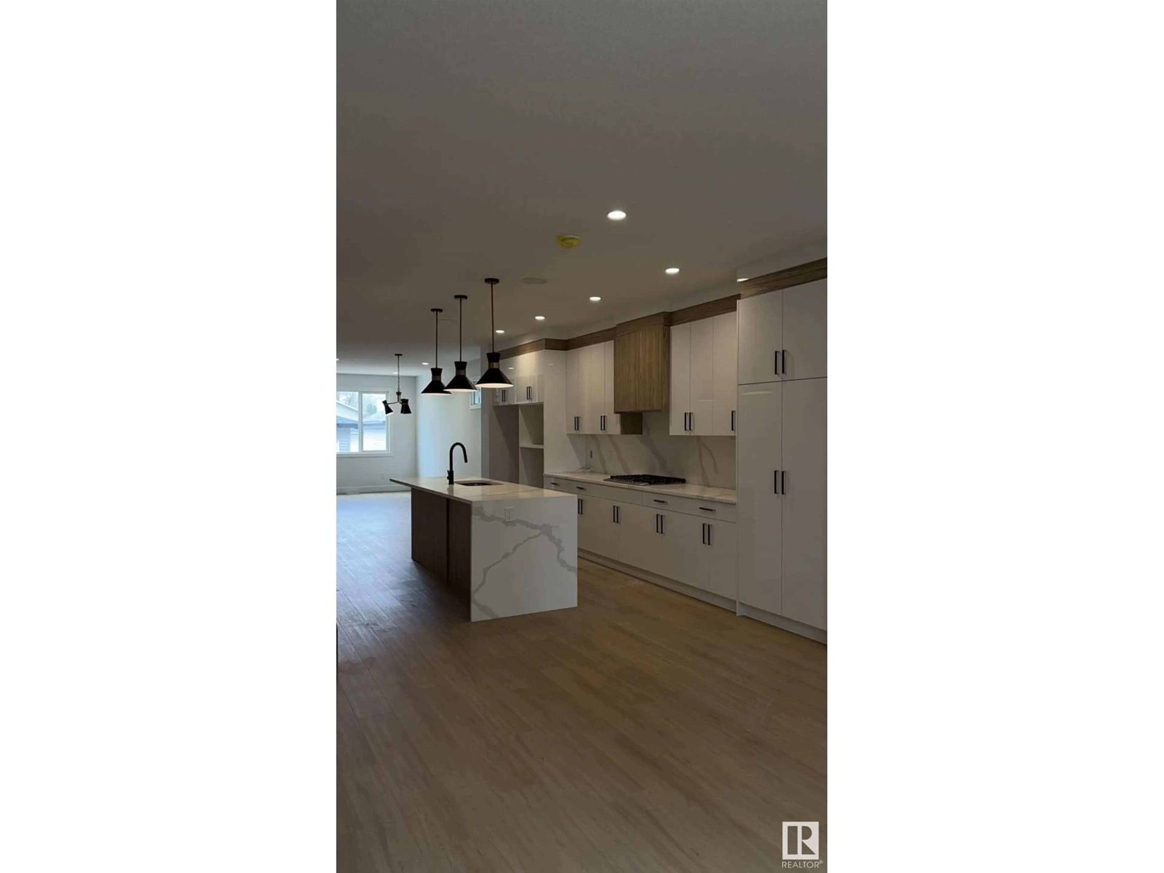 Open concept kitchen, unknown for E NW - 11138 126 ST, Edmonton Alberta T5M0P9