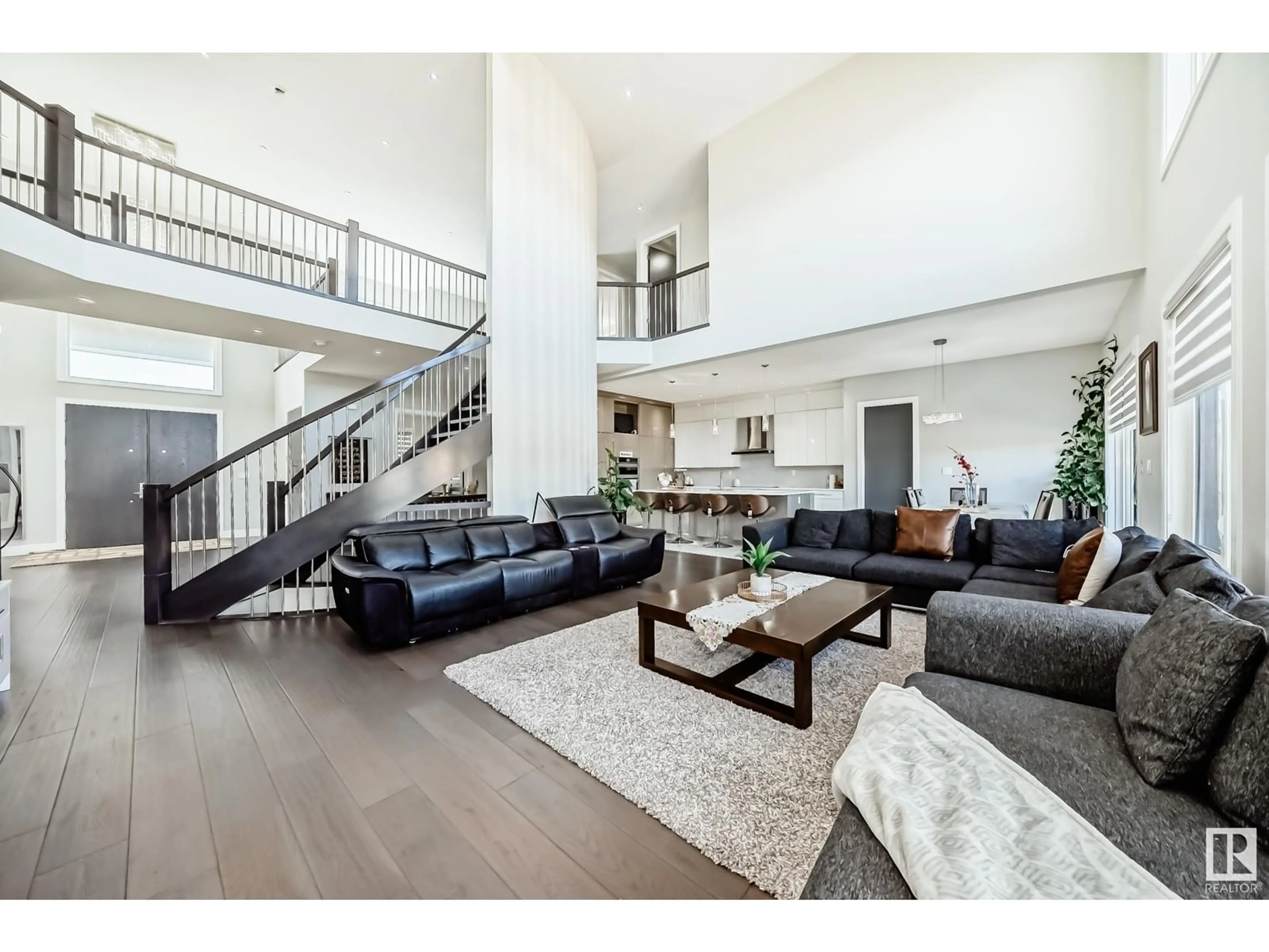 Living room with furniture, unknown for 52105 - 210 RGE ROAD 225, Rural Strathcona County Alberta T8C1C2