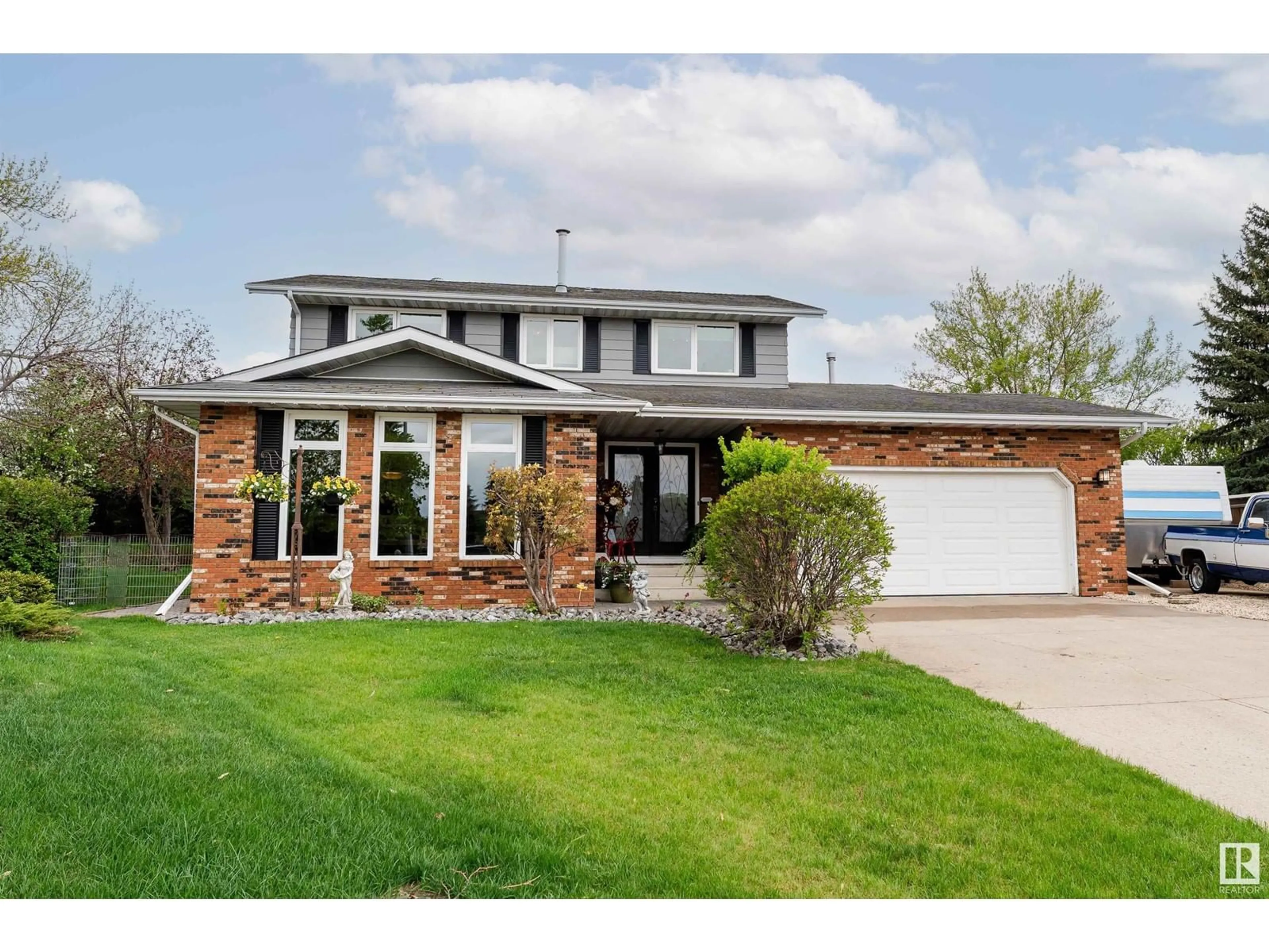 Home with brick exterior material, street for 4429 45 ST, Leduc Alberta T9E5V2