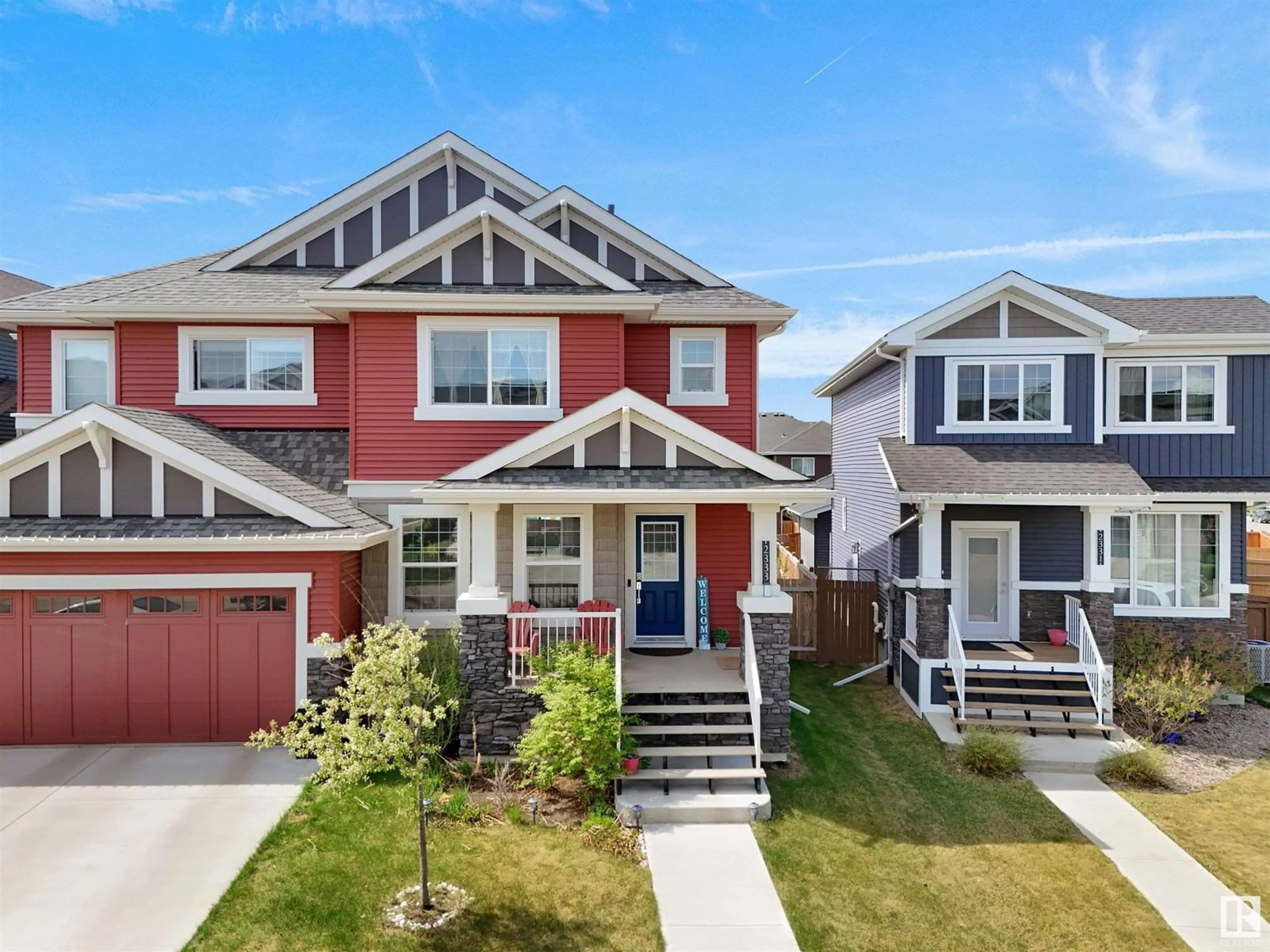 Home with vinyl exterior material, street for 2333 WONNACOTT CR, Edmonton Alberta T6X0J4