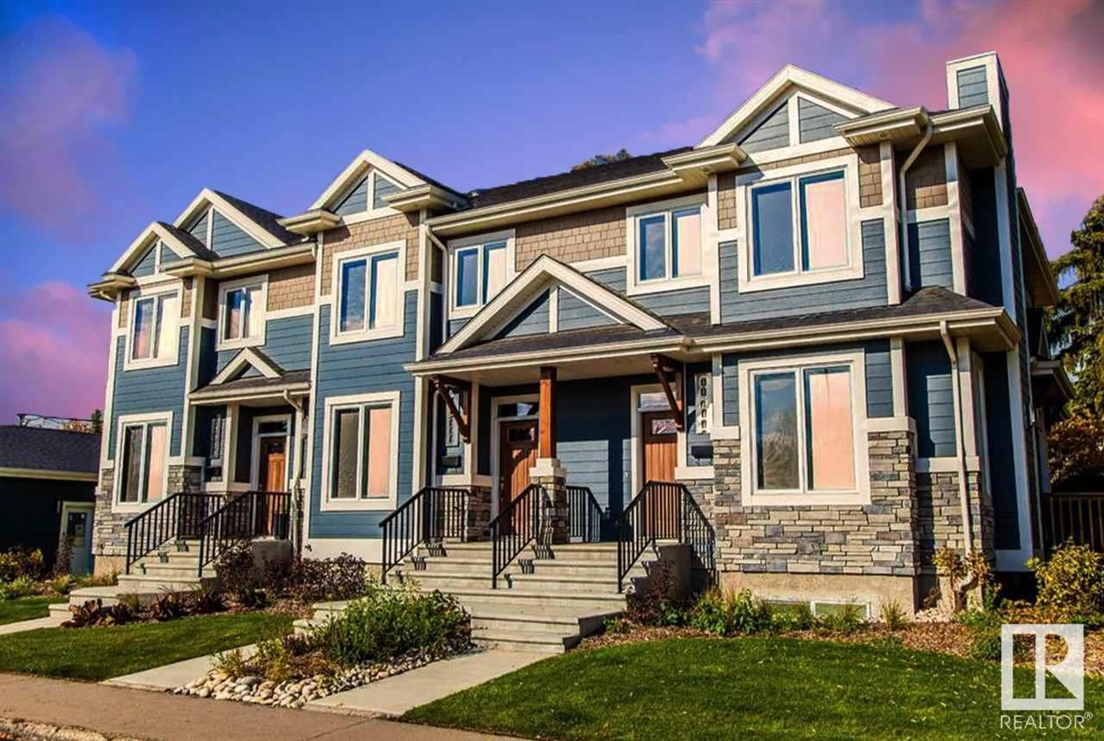 Home with vinyl exterior material, street for NW - 10604/06/08 61 AV, Edmonton Alberta T6H1L7